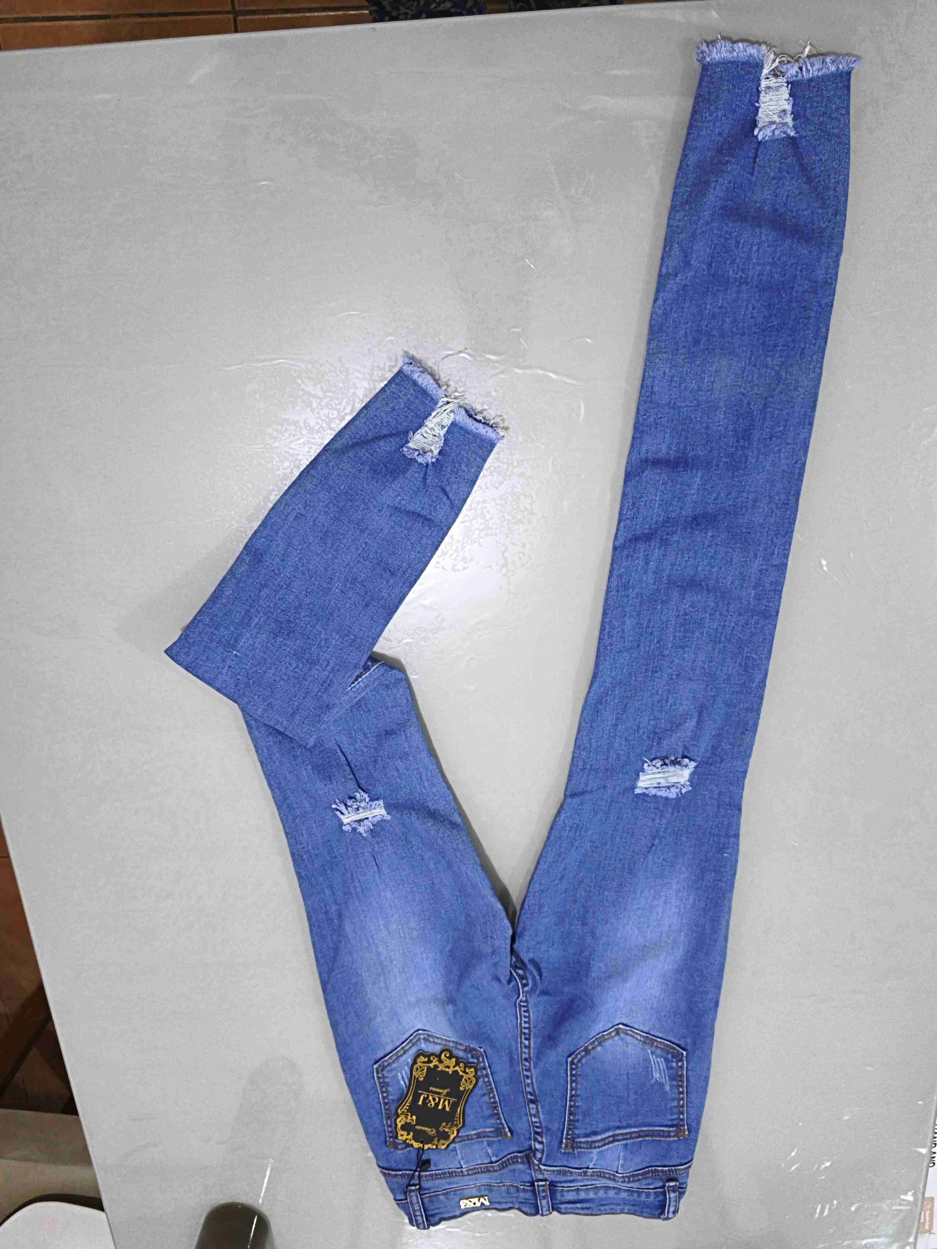 Jeans ajustados azules talla 36 NUEVO - miniatura 2