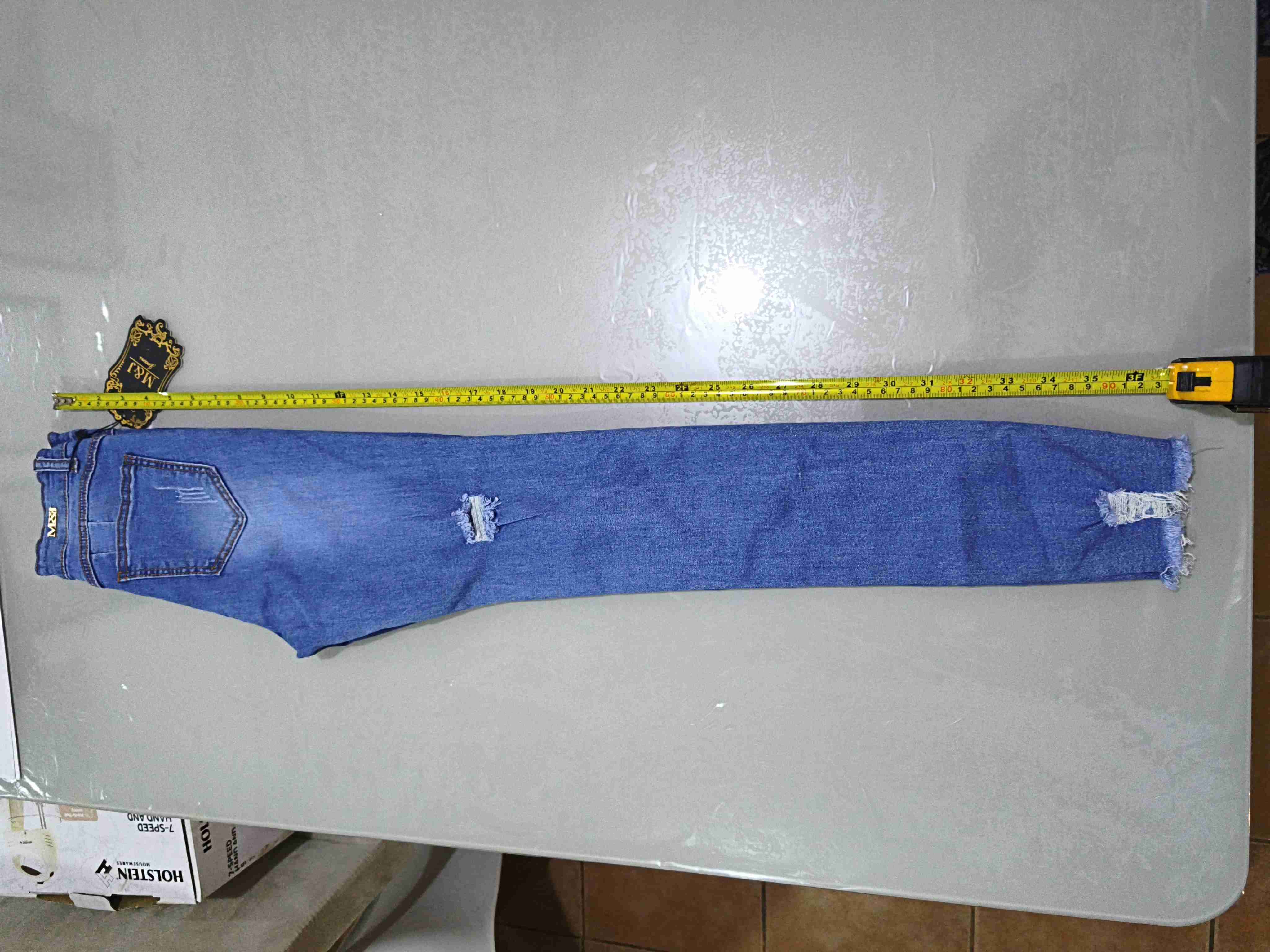 Jeans ajustados azules talla 36 NUEVO - miniatura 4