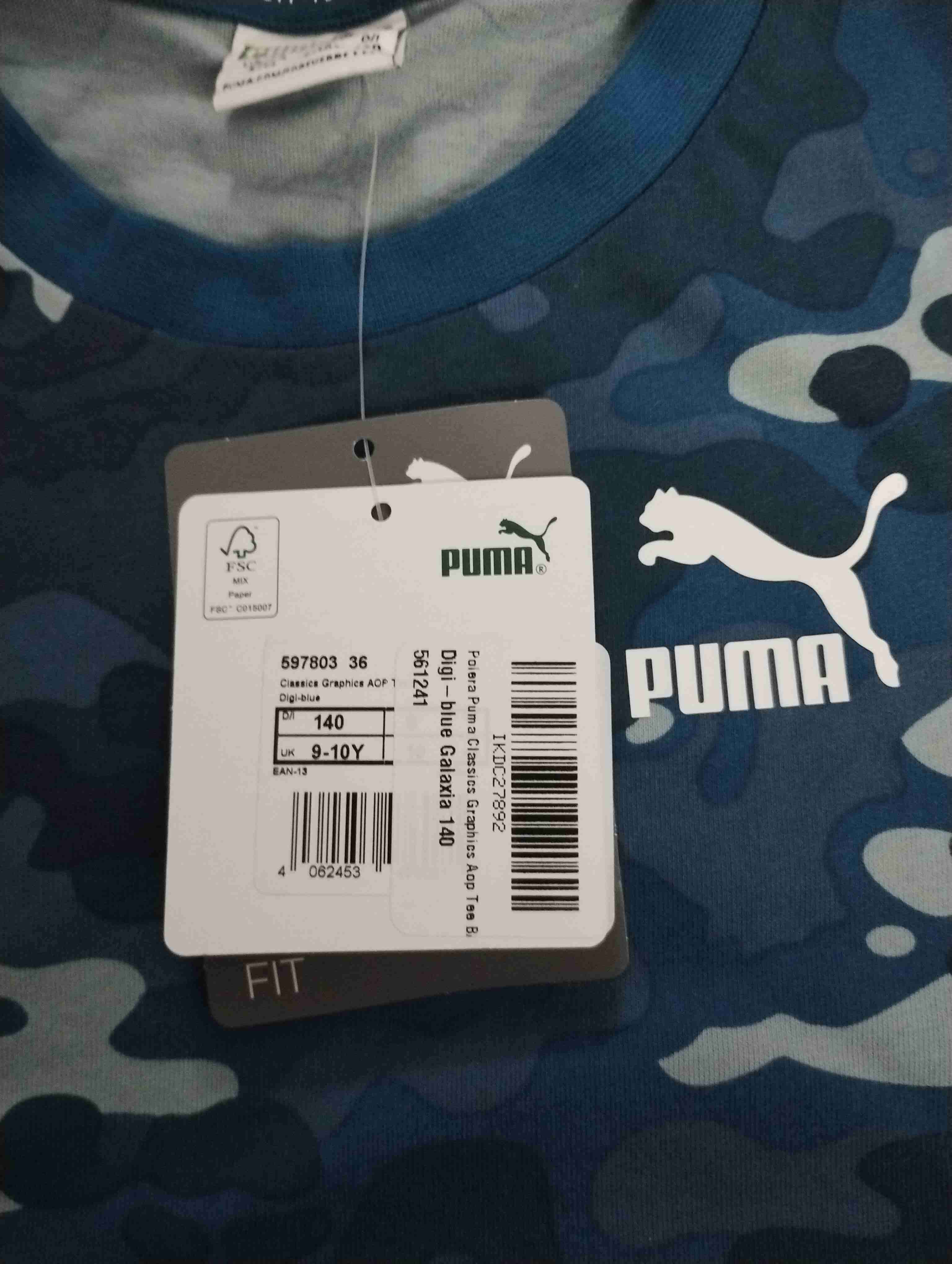 Polera camuflaje azul Puma - miniatura 3