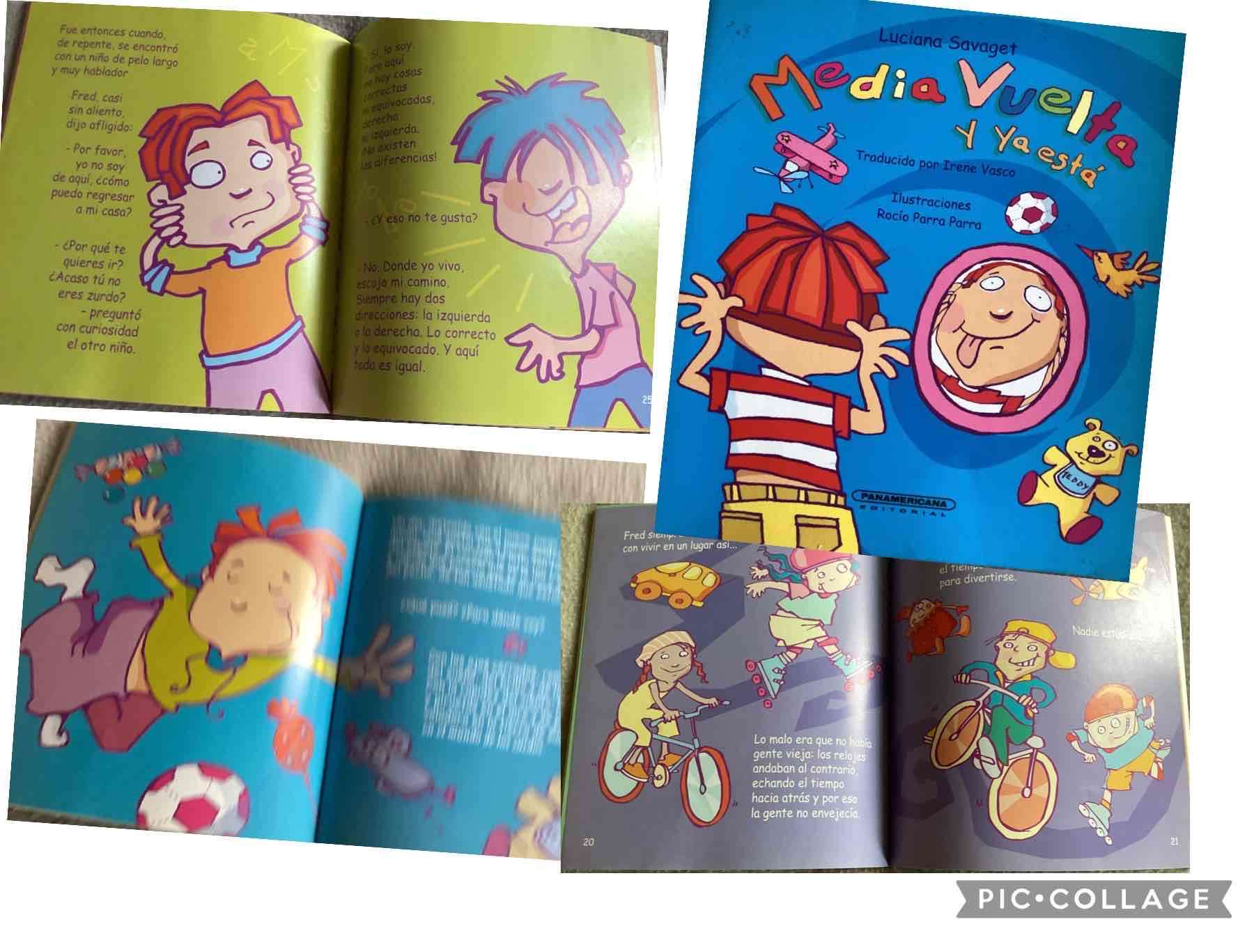 Libro infantil Media Vuelta y Ya Está