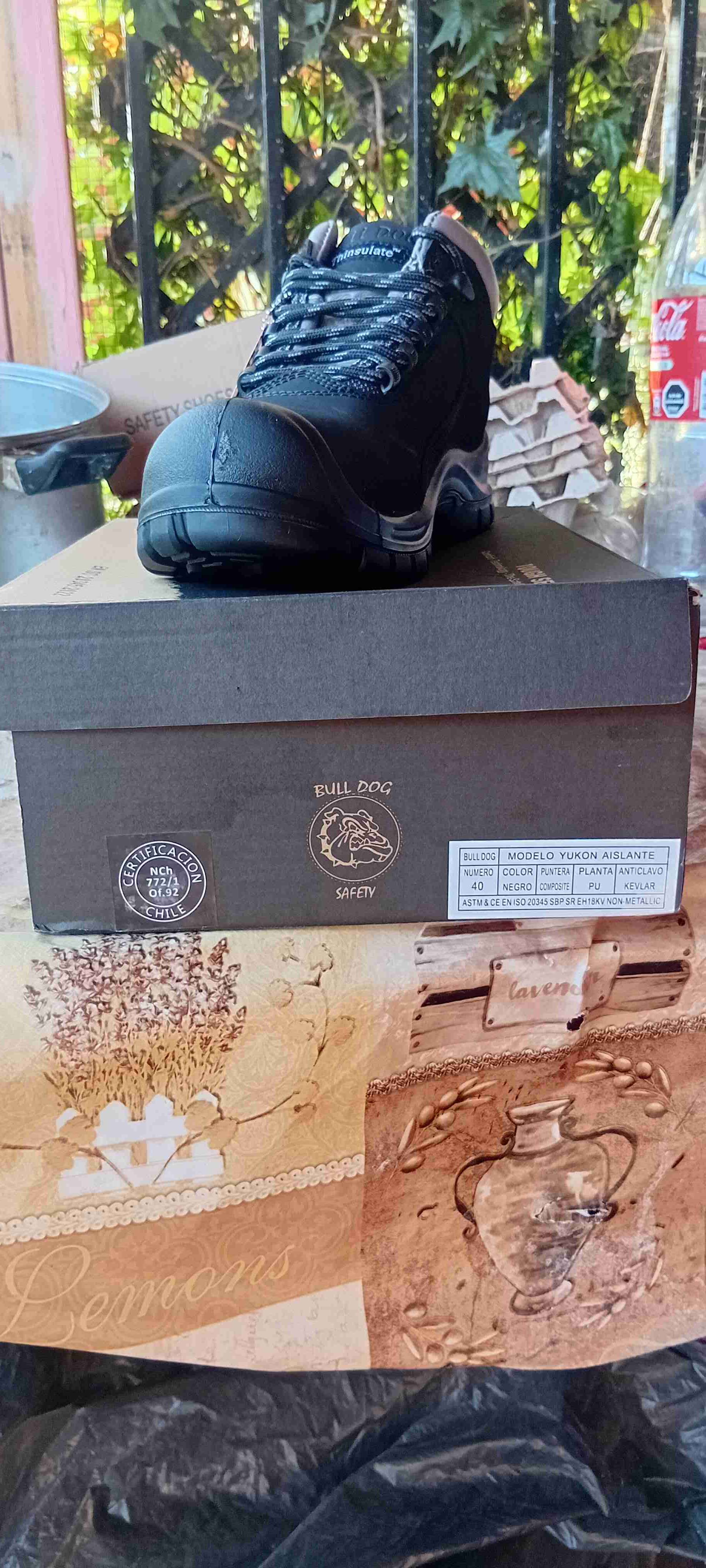 Zapatos de seguridad Bulldog negros - miniatura 1