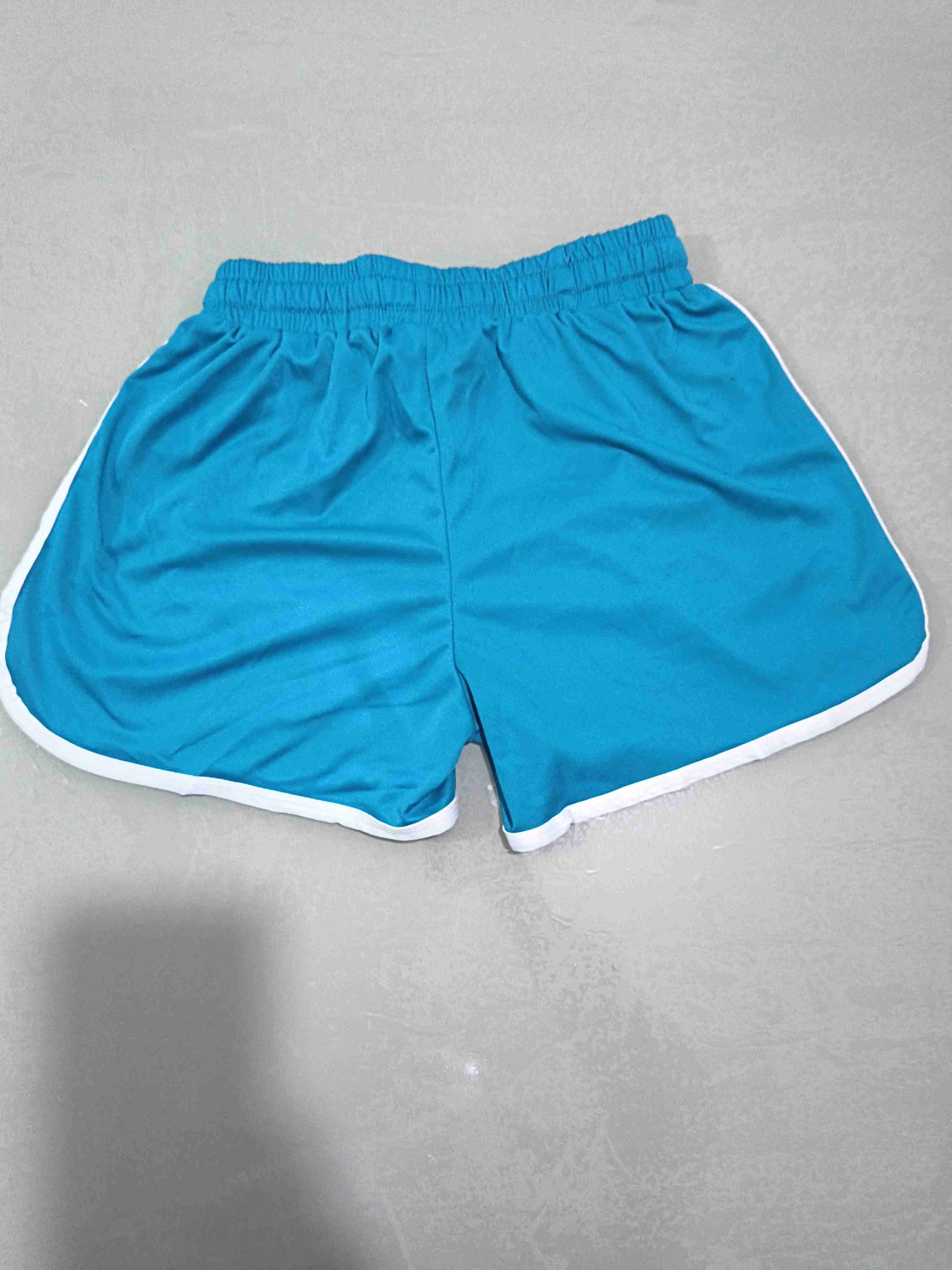 Short deportivo azul para mujer - miniatura 2