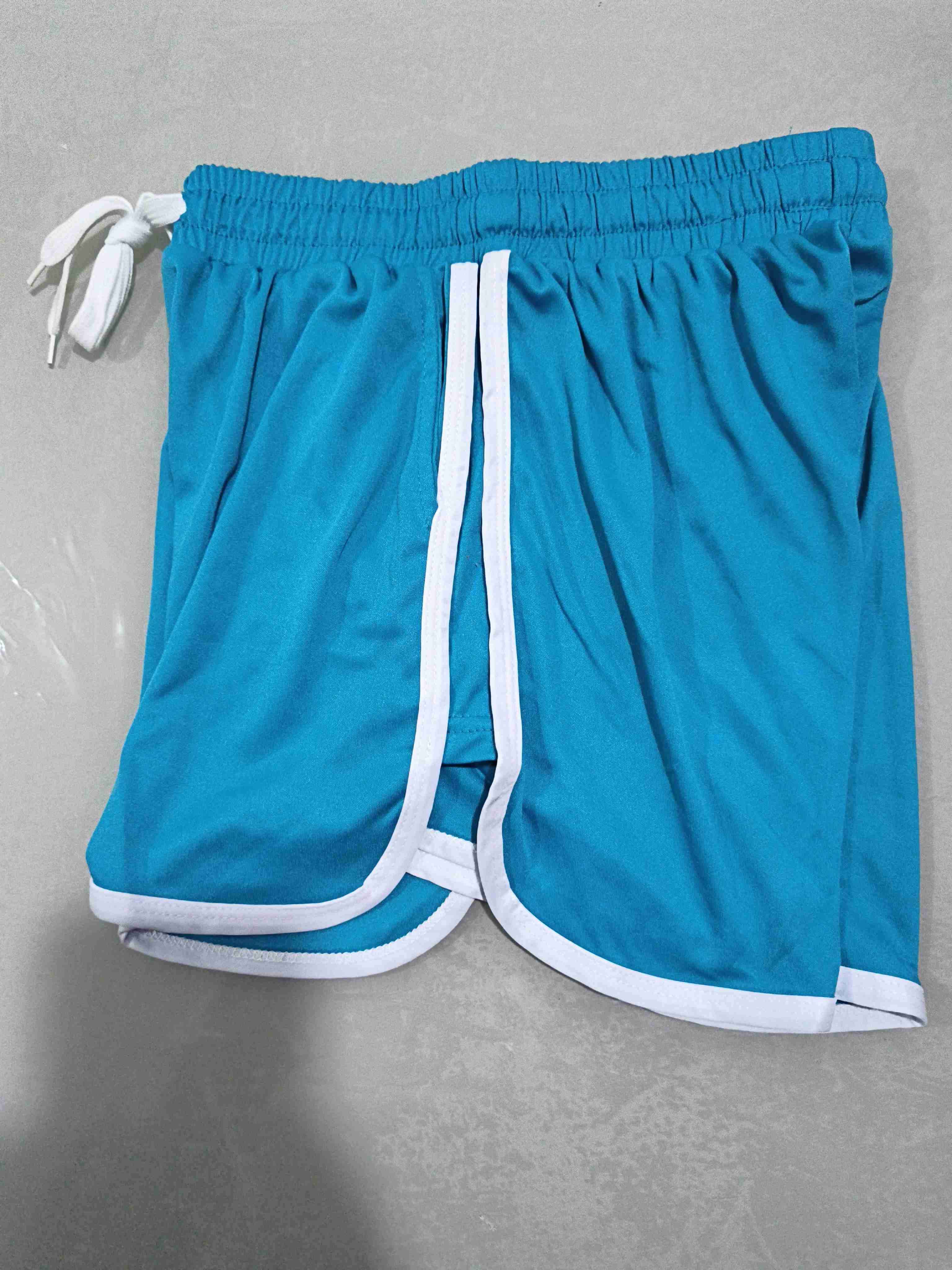 Short deportivo azul para mujer - miniatura 6