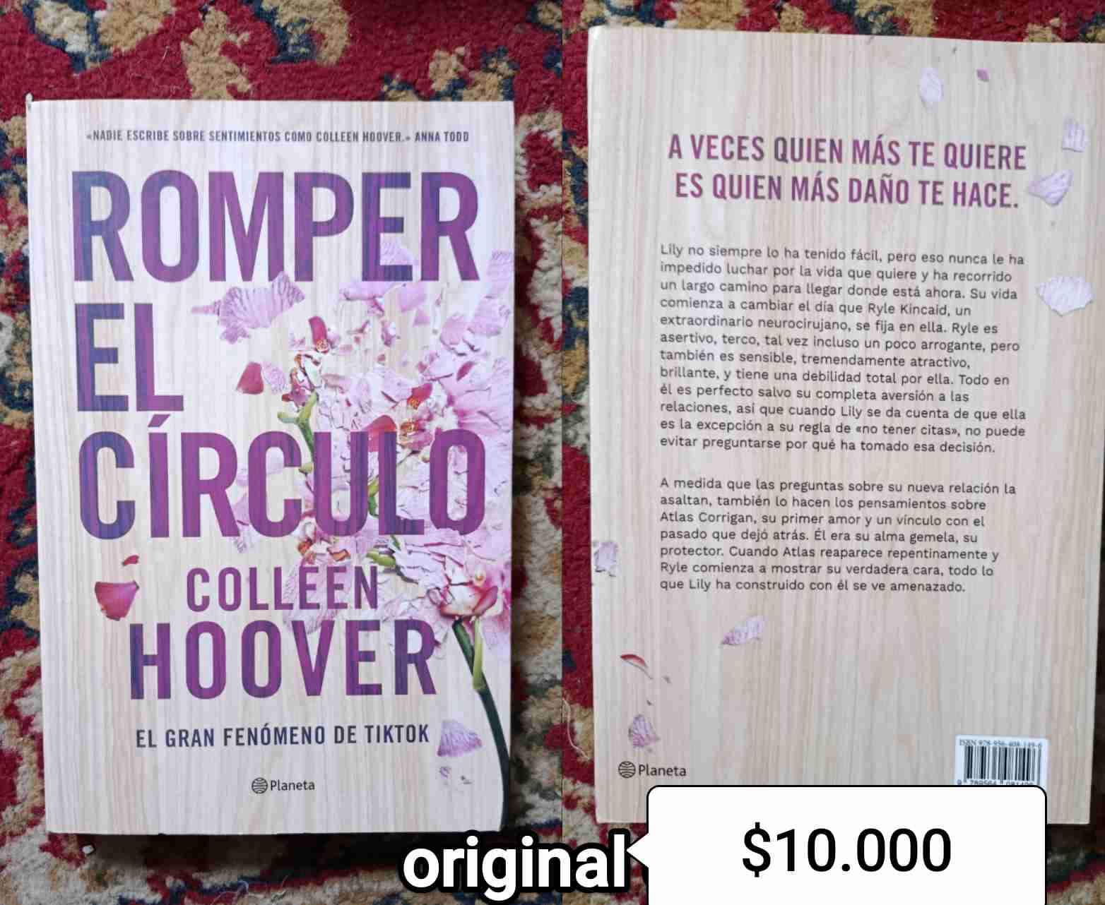 Libro 'Romper el círculo' Colleen Hoover