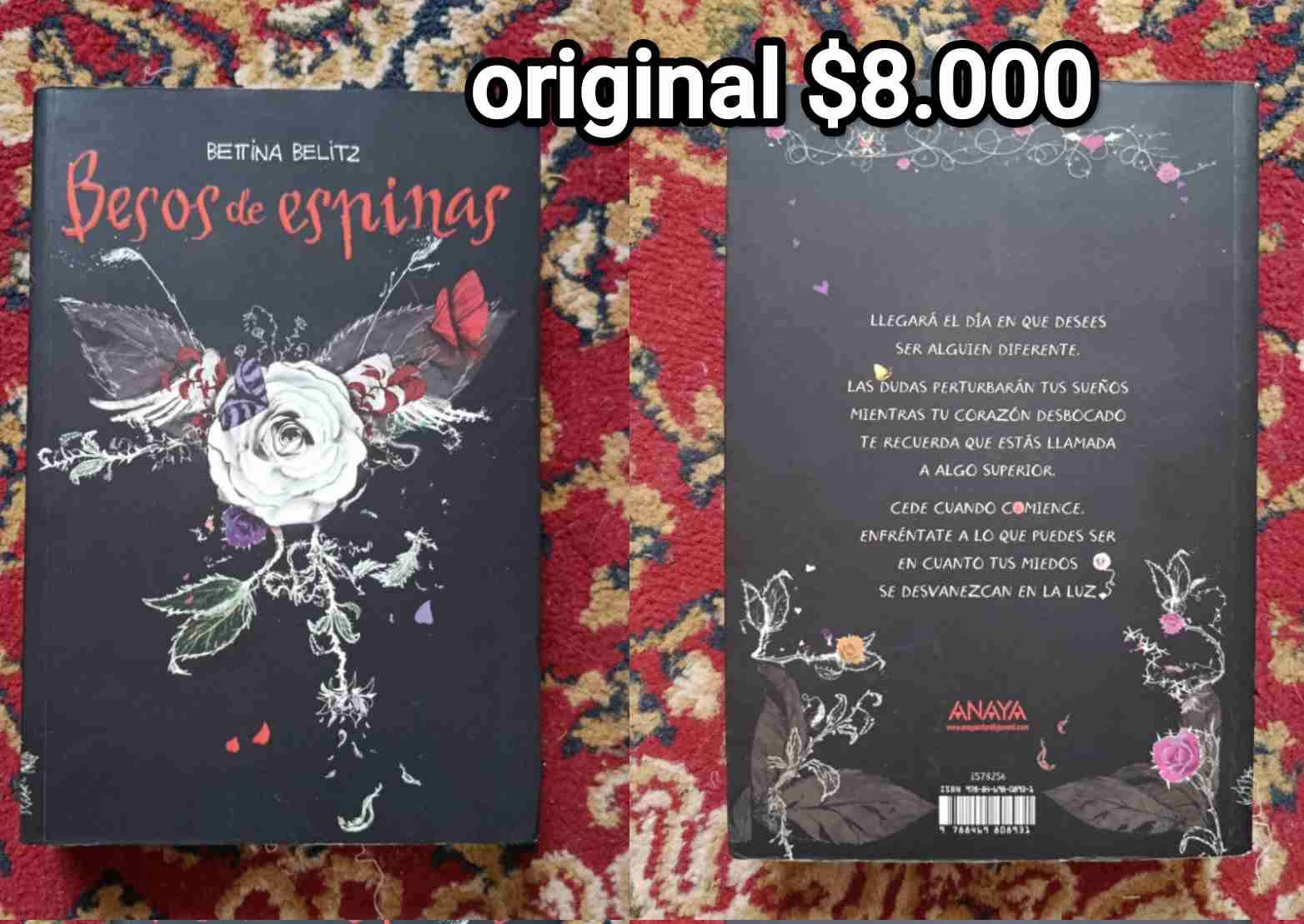 Libro 'Besos de espinas' Betina Belitz