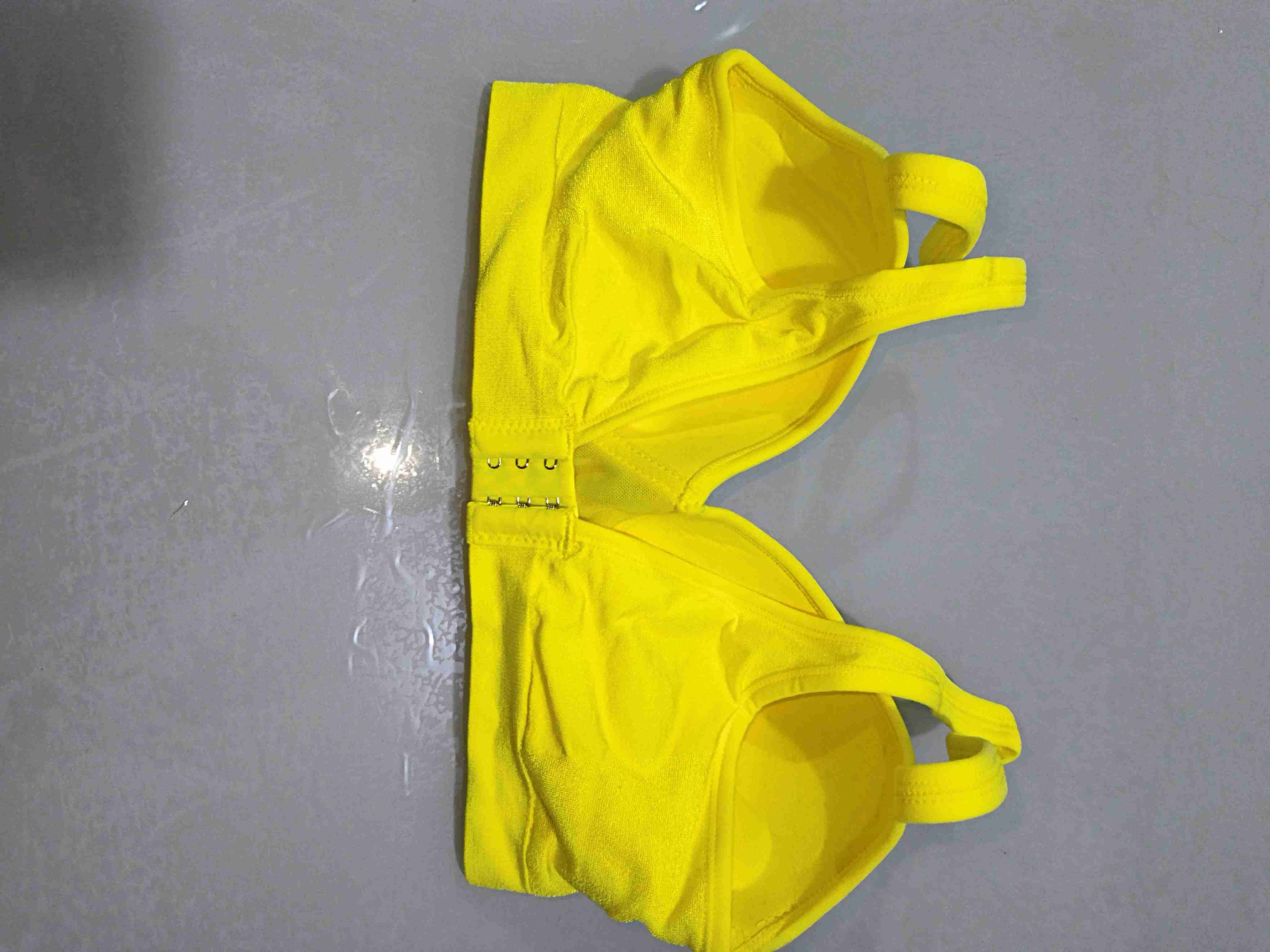 Sostén deportivo o top amarillo talla M - miniatura 2