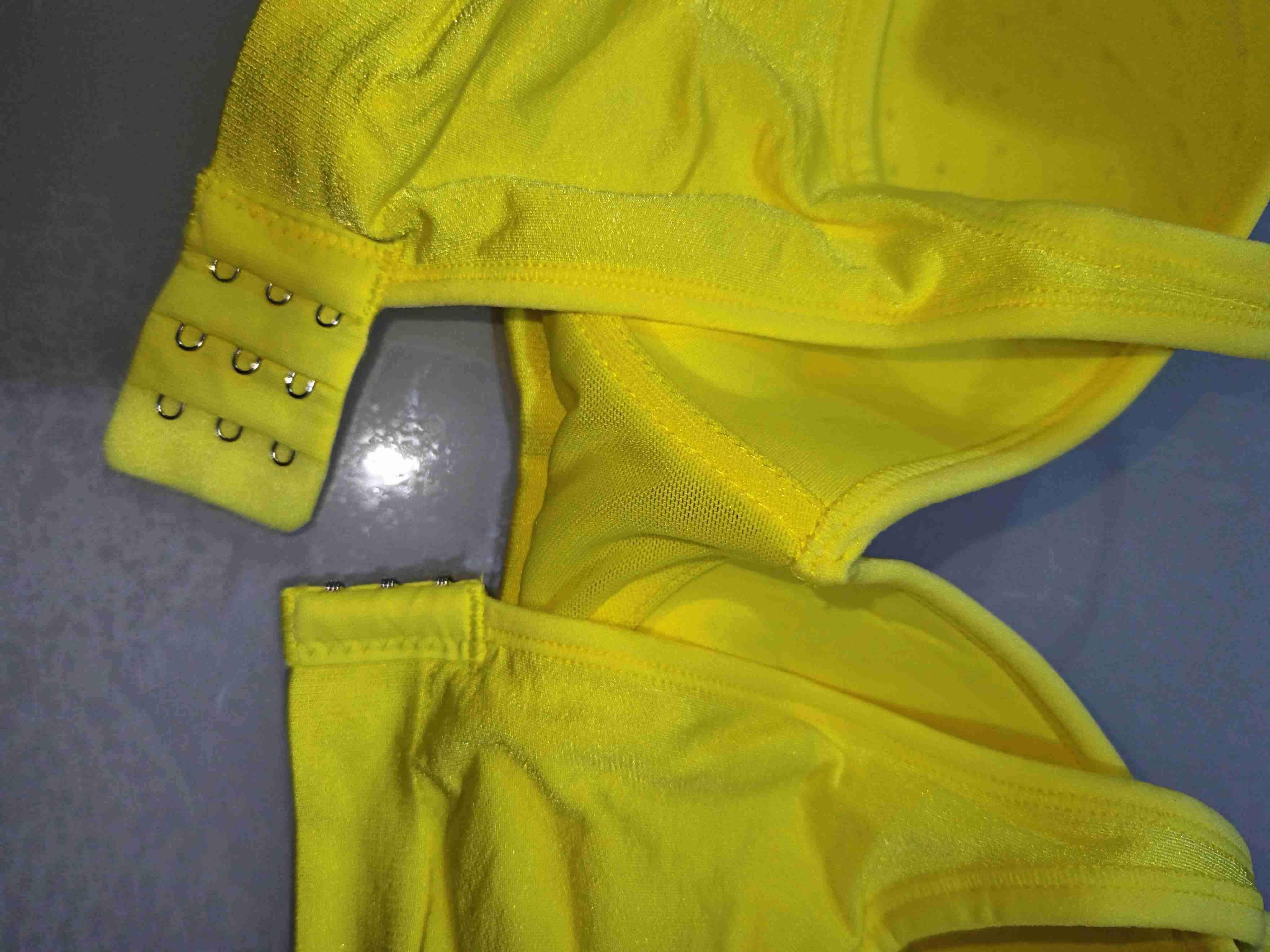 Sostén deportivo o top amarillo talla M - miniatura 3