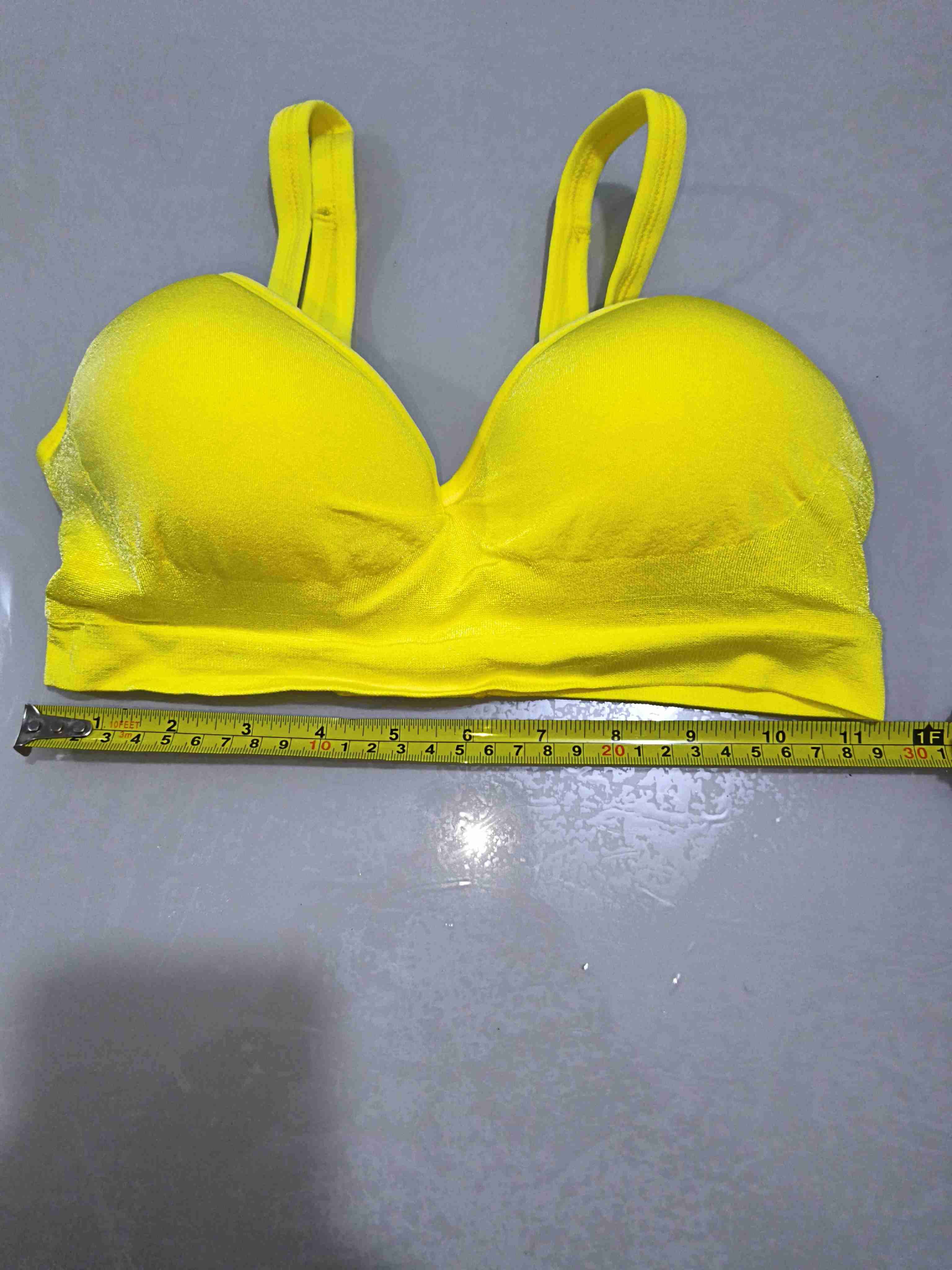 Sostén deportivo o top amarillo talla M - miniatura 4