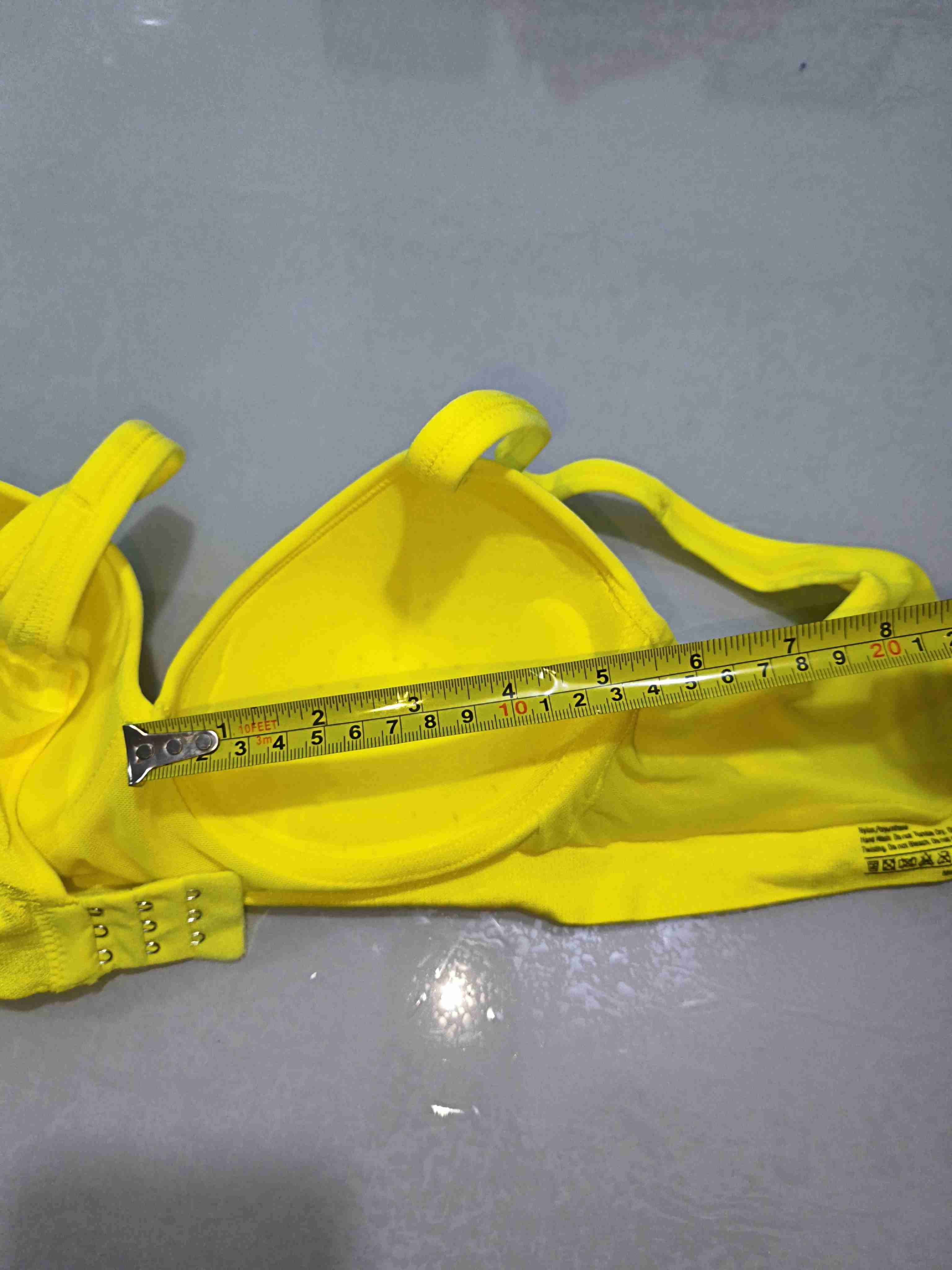 Sostén deportivo o top amarillo talla M - miniatura 6