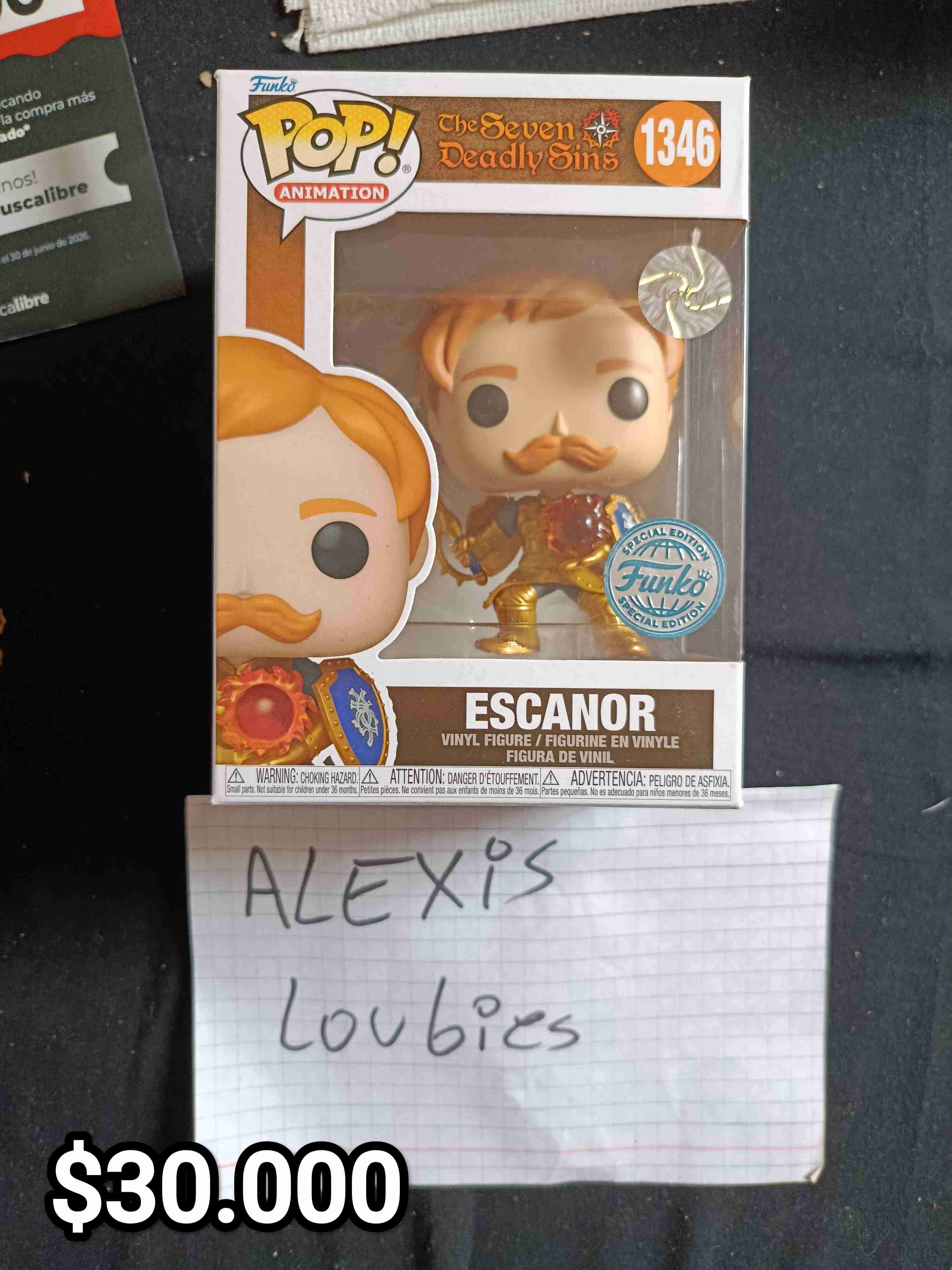 Funko Pop Escanor Edición Especial