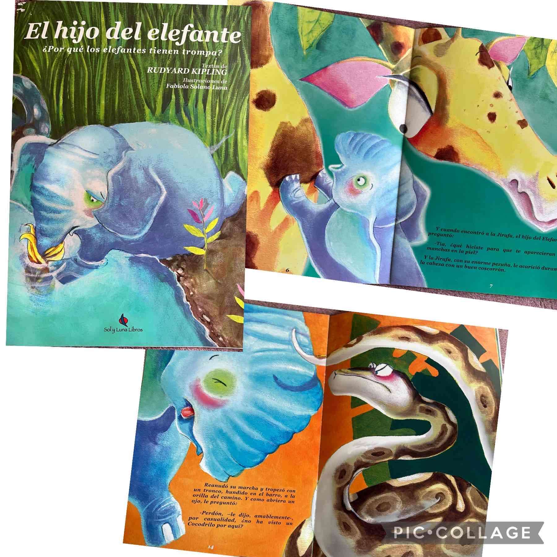 Libro infantil 'El hijo del elefante'