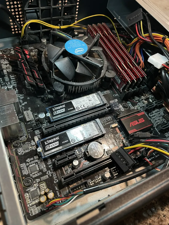 Kit Intel I7-7700k-64gb Ram-Asus B250m-2x Nvme240G - miniatura 5