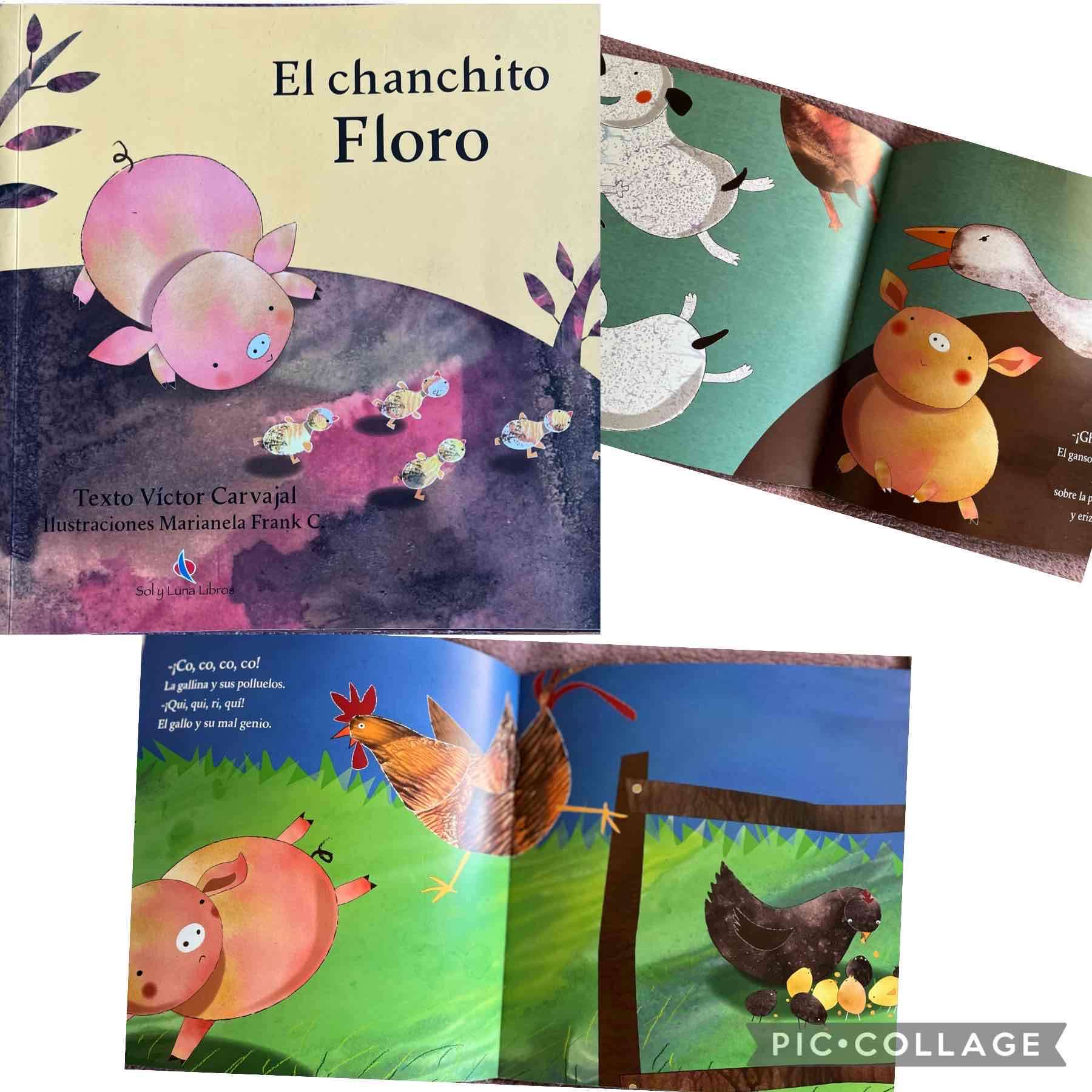Libro infantil El chanchito Floro
