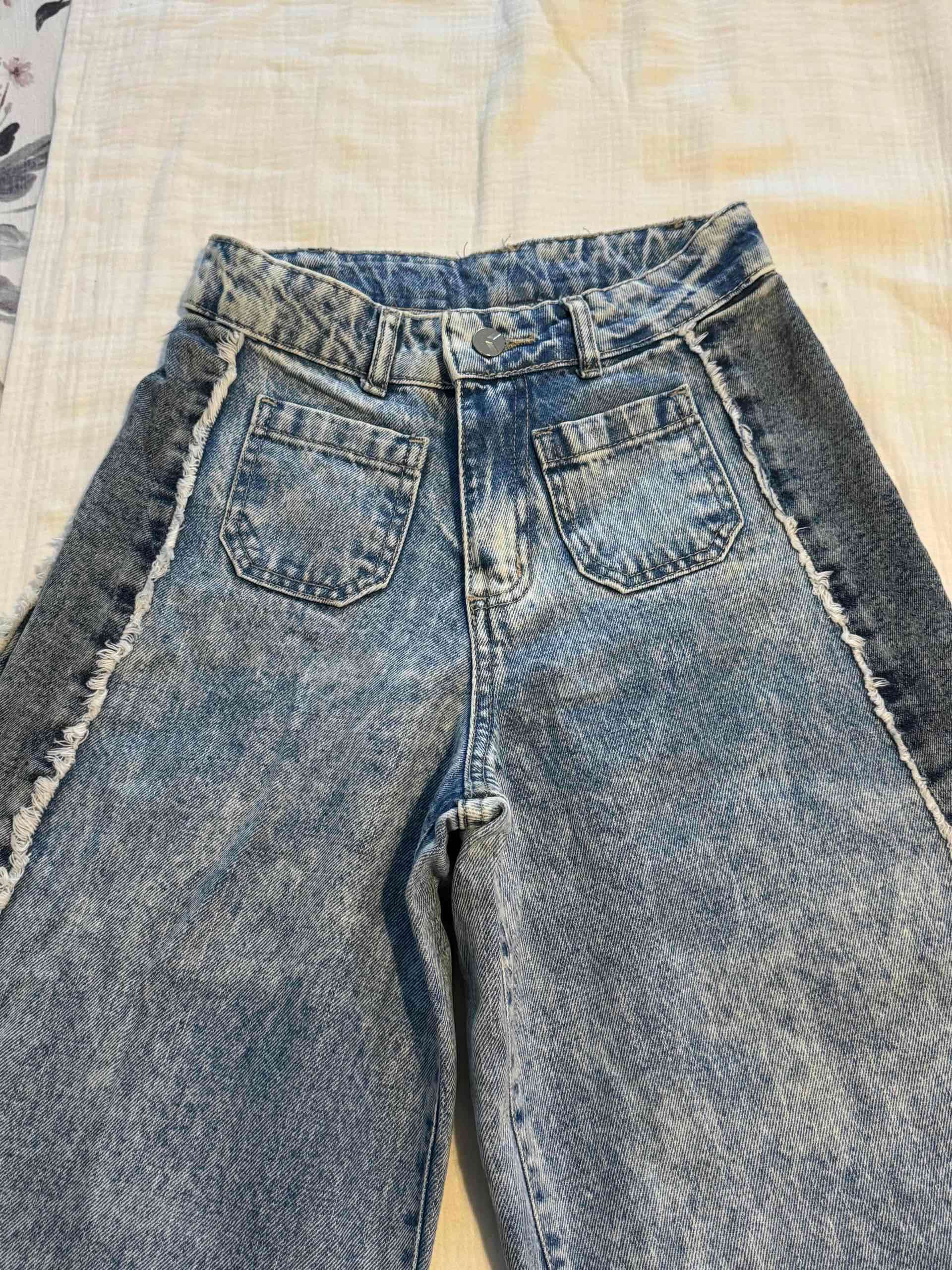 Jeans anchos denim azul - miniatura 2