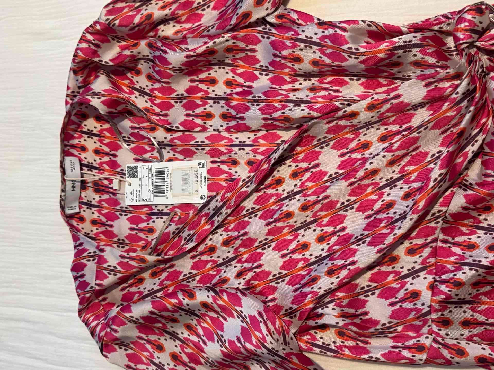 Vestido estampado manga larga - miniatura 2