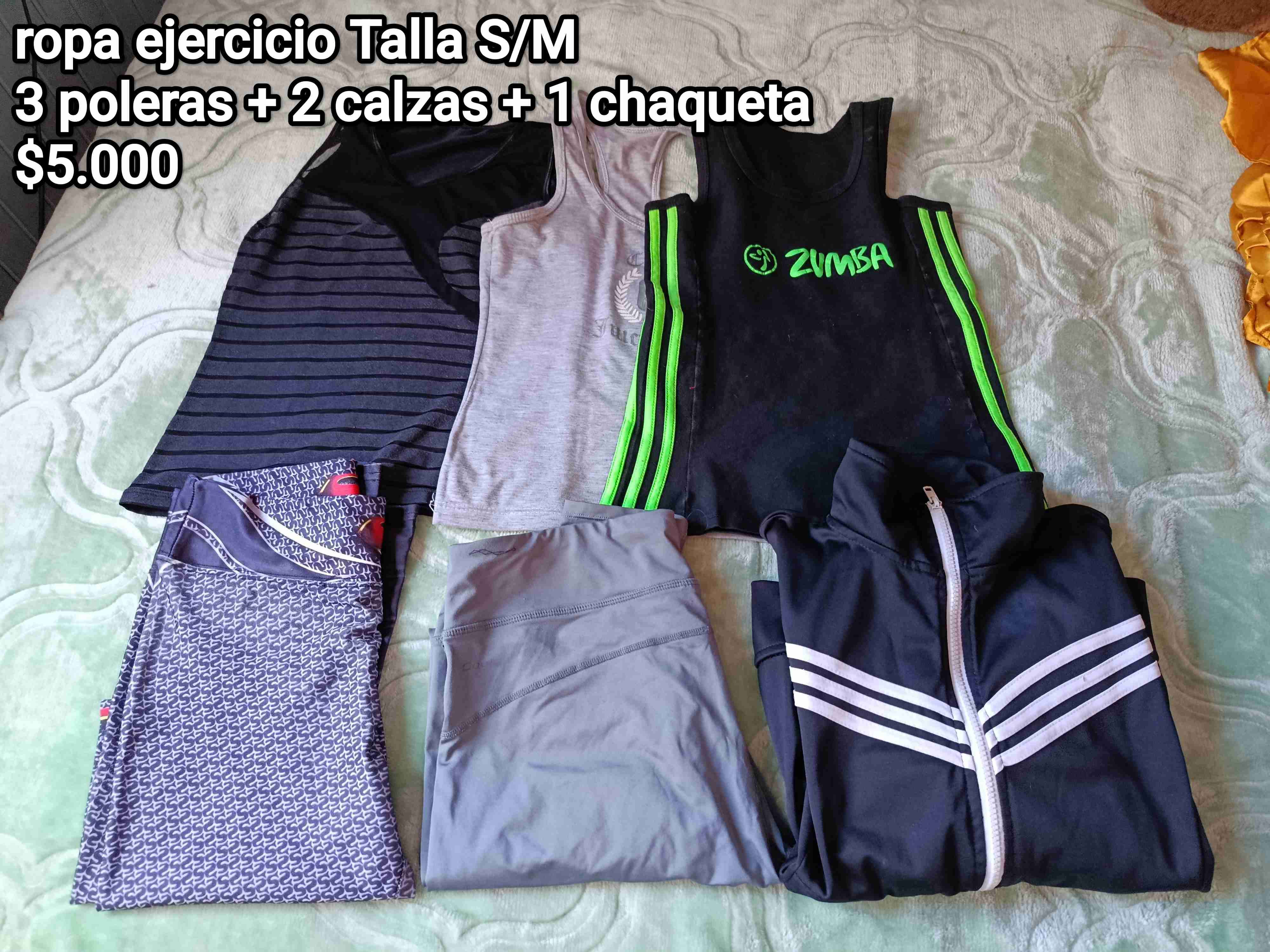 Conjunto ropa ejercicio S/M