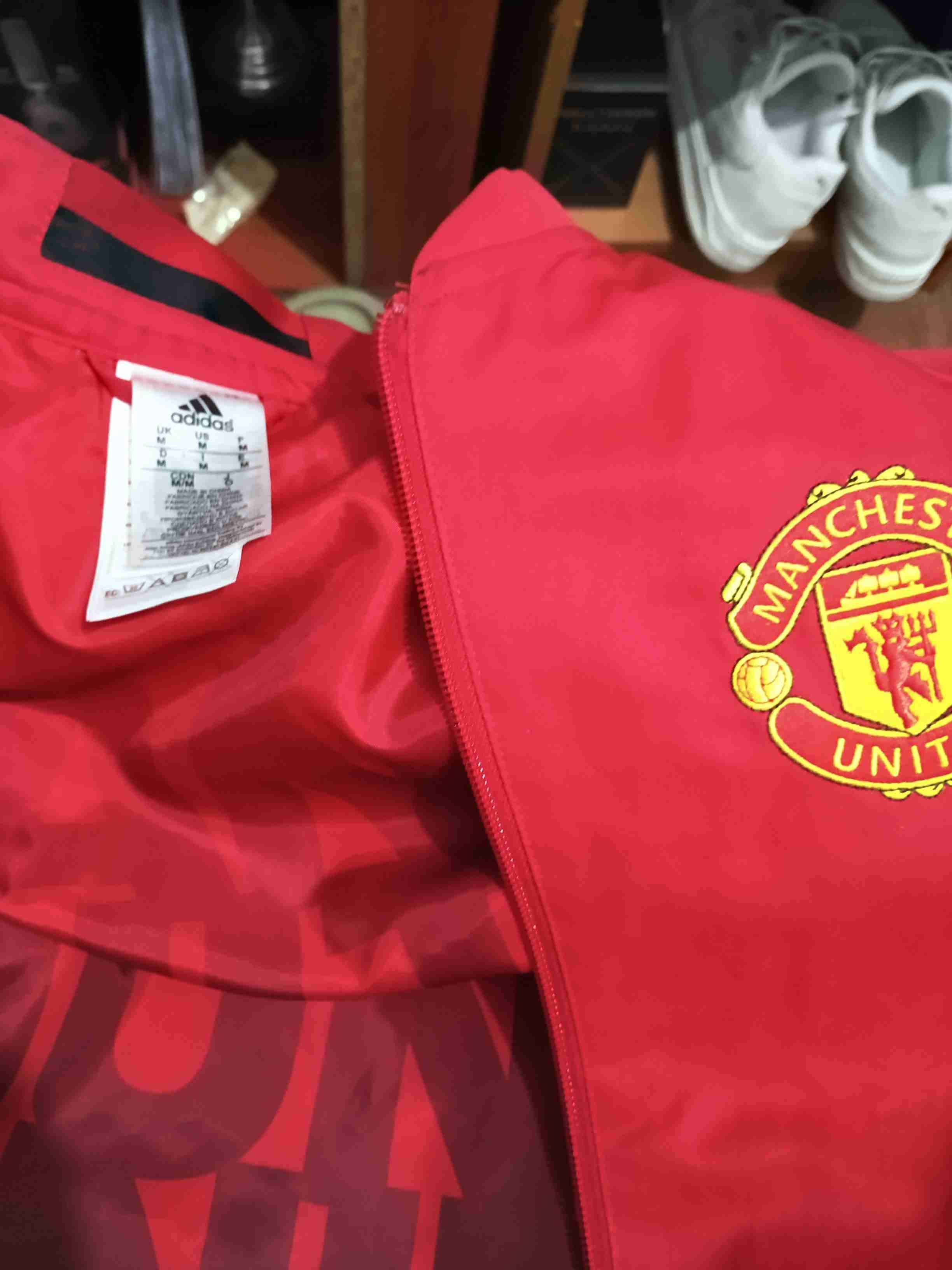 Chaqueta Adidas Manchester United Roja - miniatura 3
