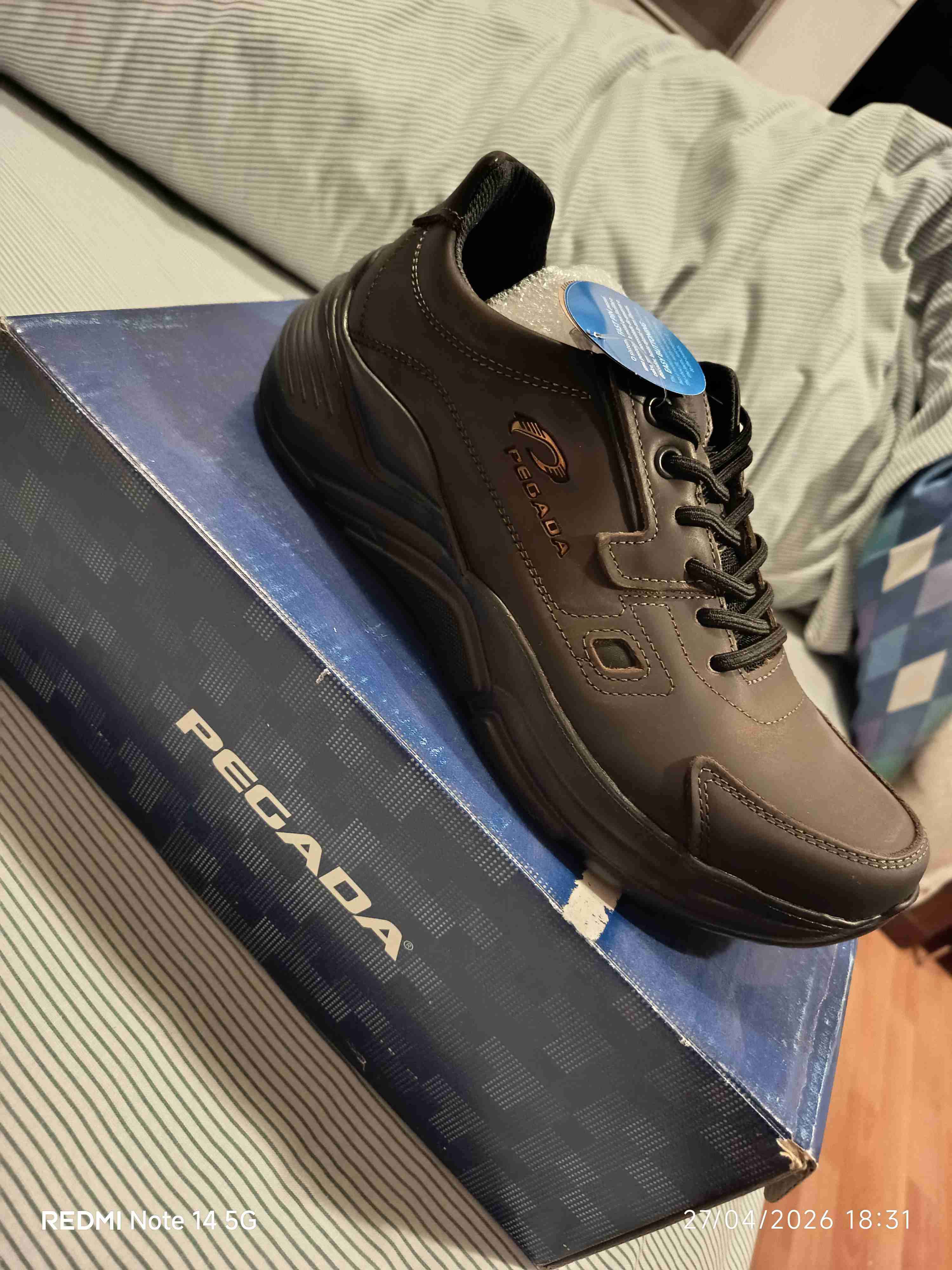 Zapatos de hombre Pegada negros - miniatura 1