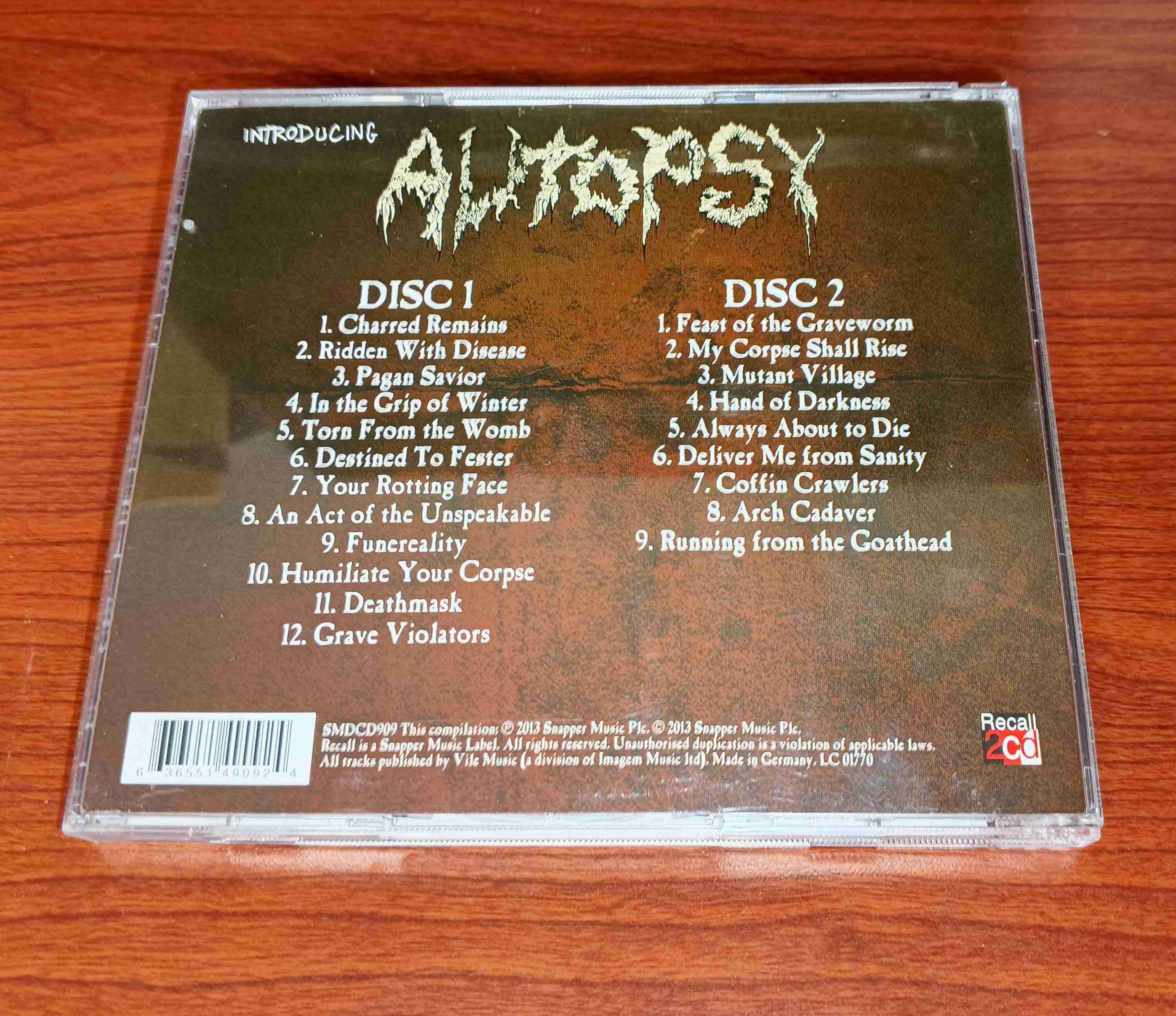 CD Introducing Autopsy 2CD Set - miniatura 2