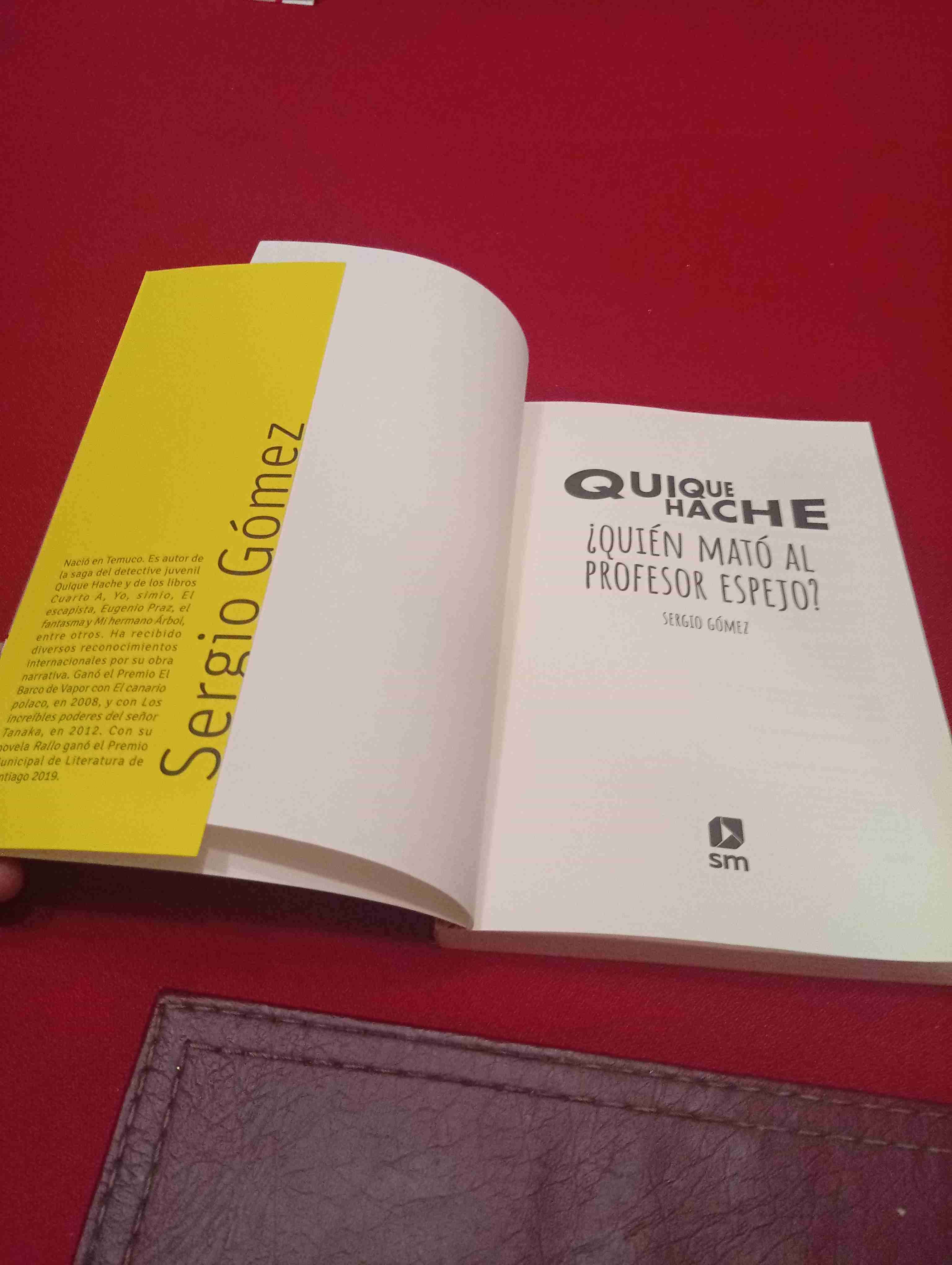 Libro Quique Hache ¿Quién mató al profesor Espejo? - miniatura 3