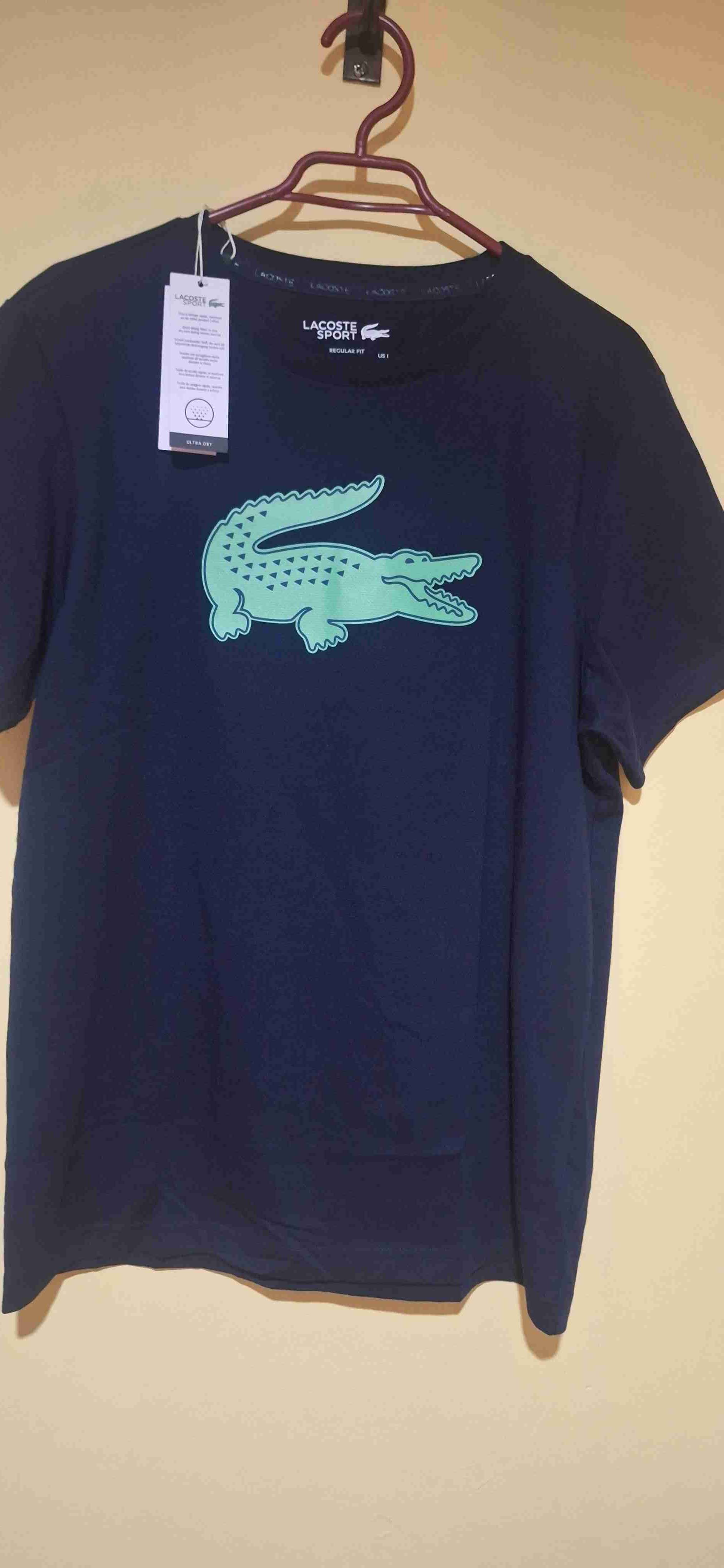 Polera deportiva azul Lacoste - miniatura 2