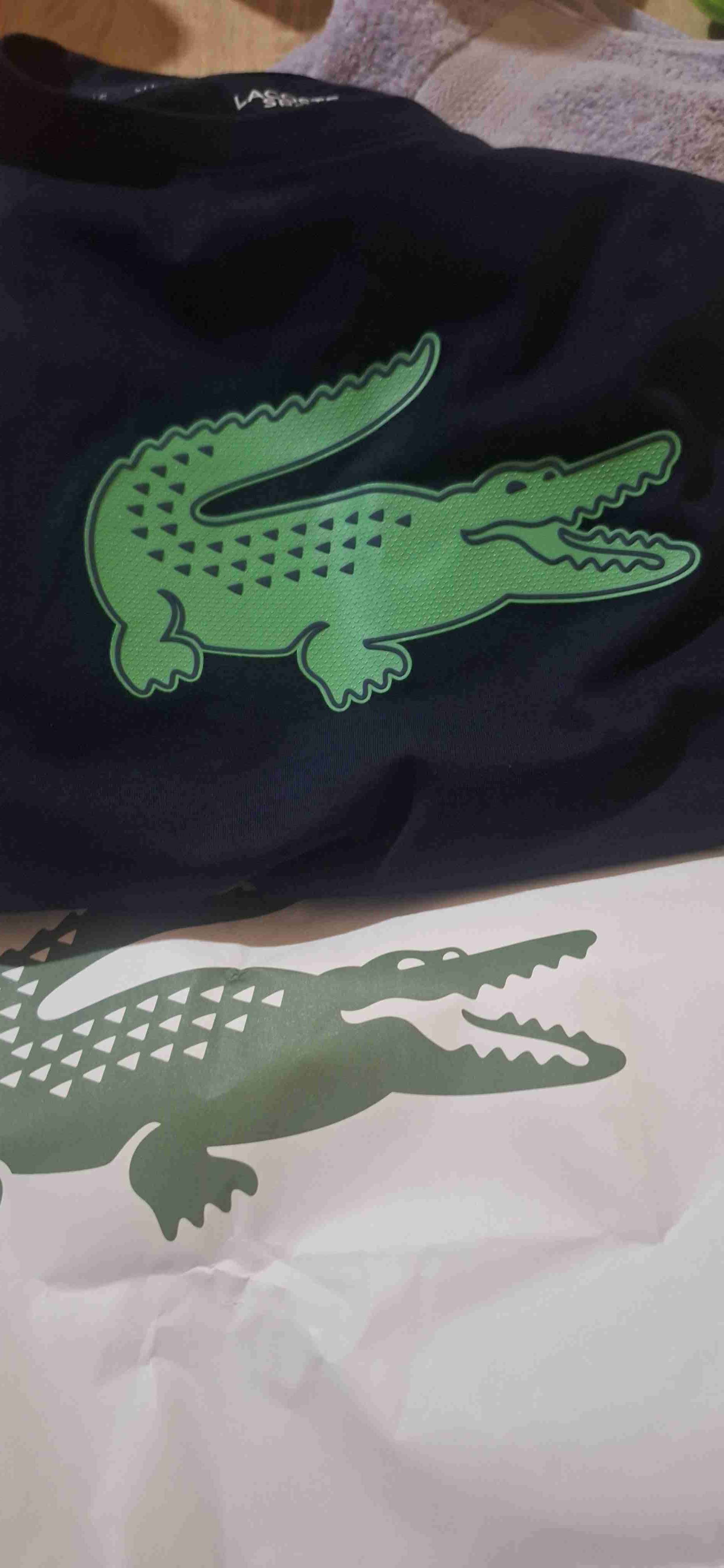 Polera deportiva azul Lacoste - miniatura 4