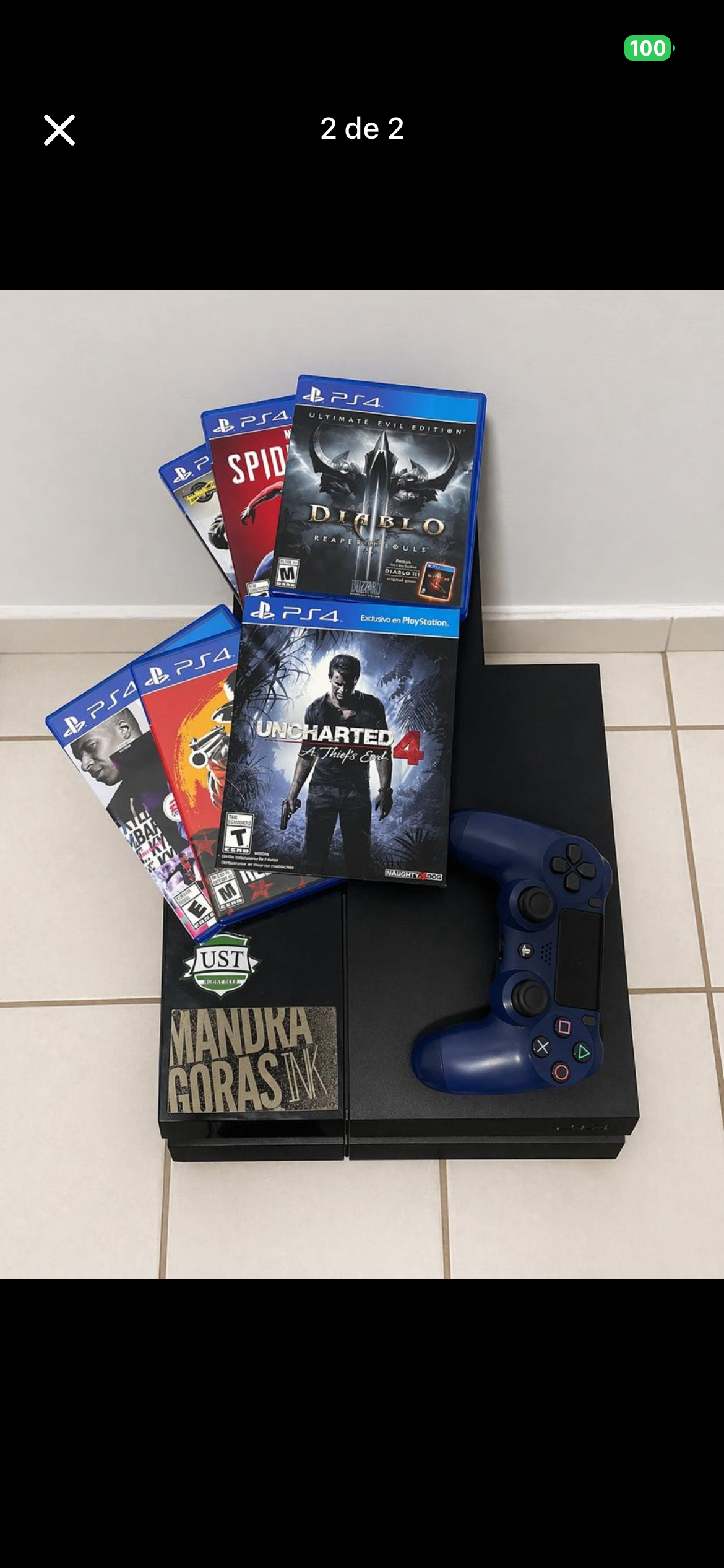 Consola PS4 con juegos incluidos - miniatura 1