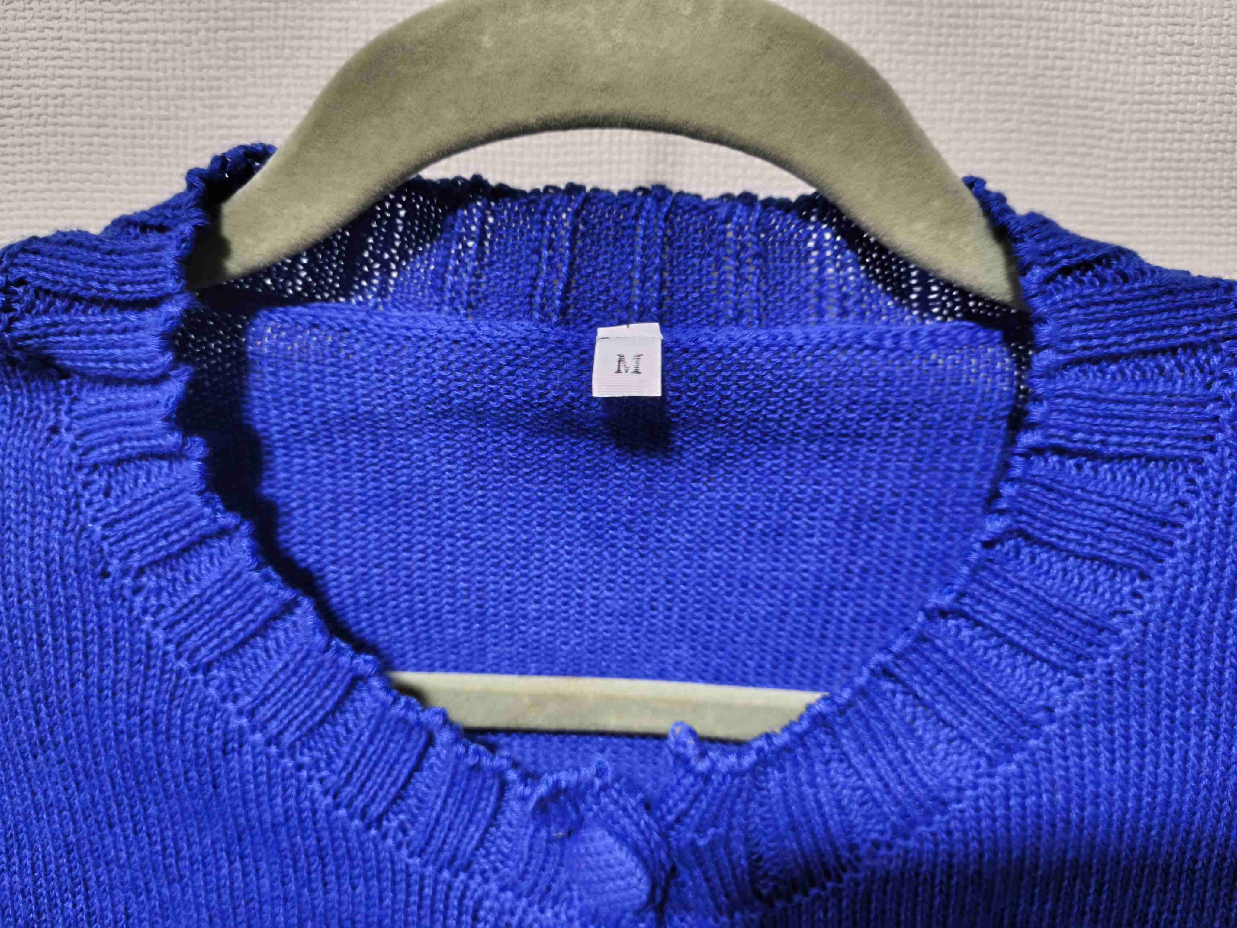 Cárdigan azul con botones - miniatura 3