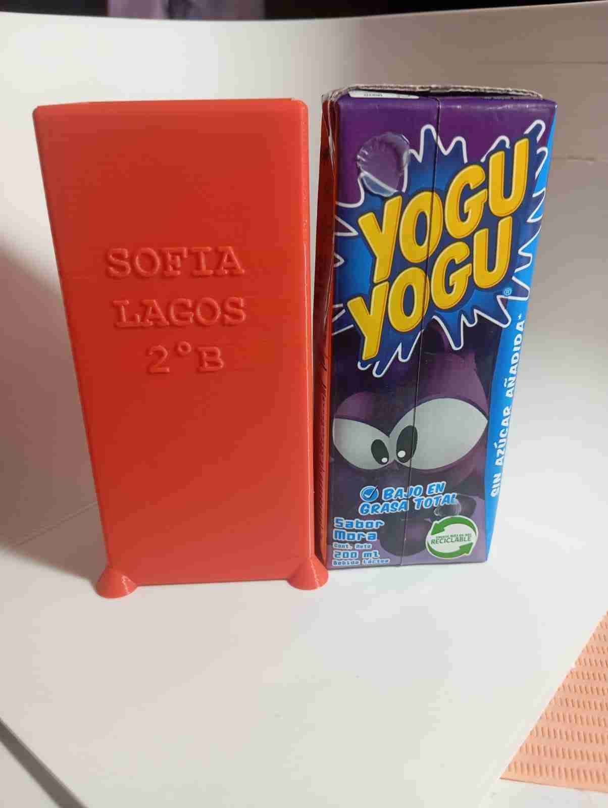 Porta leche o jugo en cajita - miniatura 2