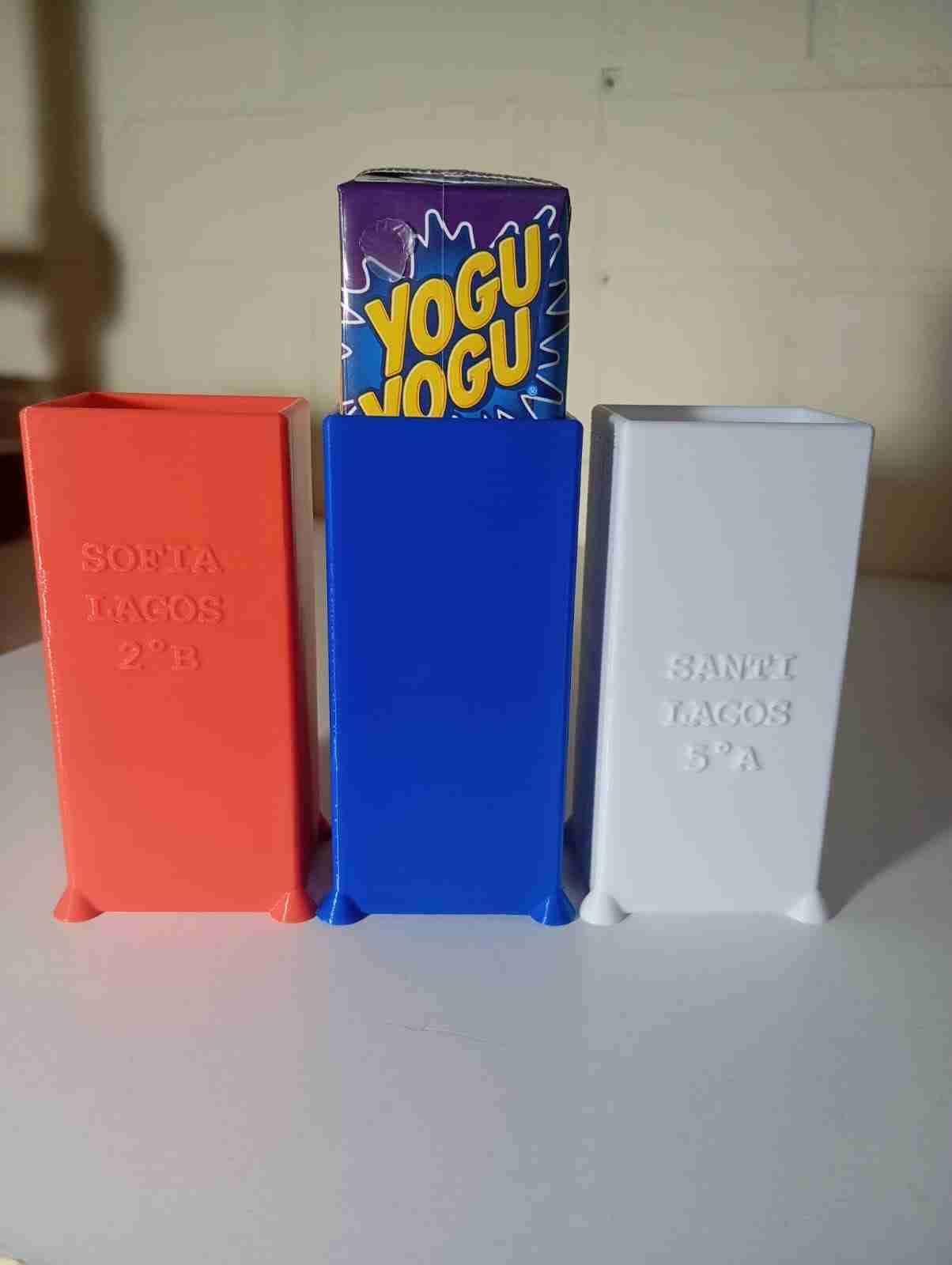 Porta leche o jugo en cajita - miniatura 3