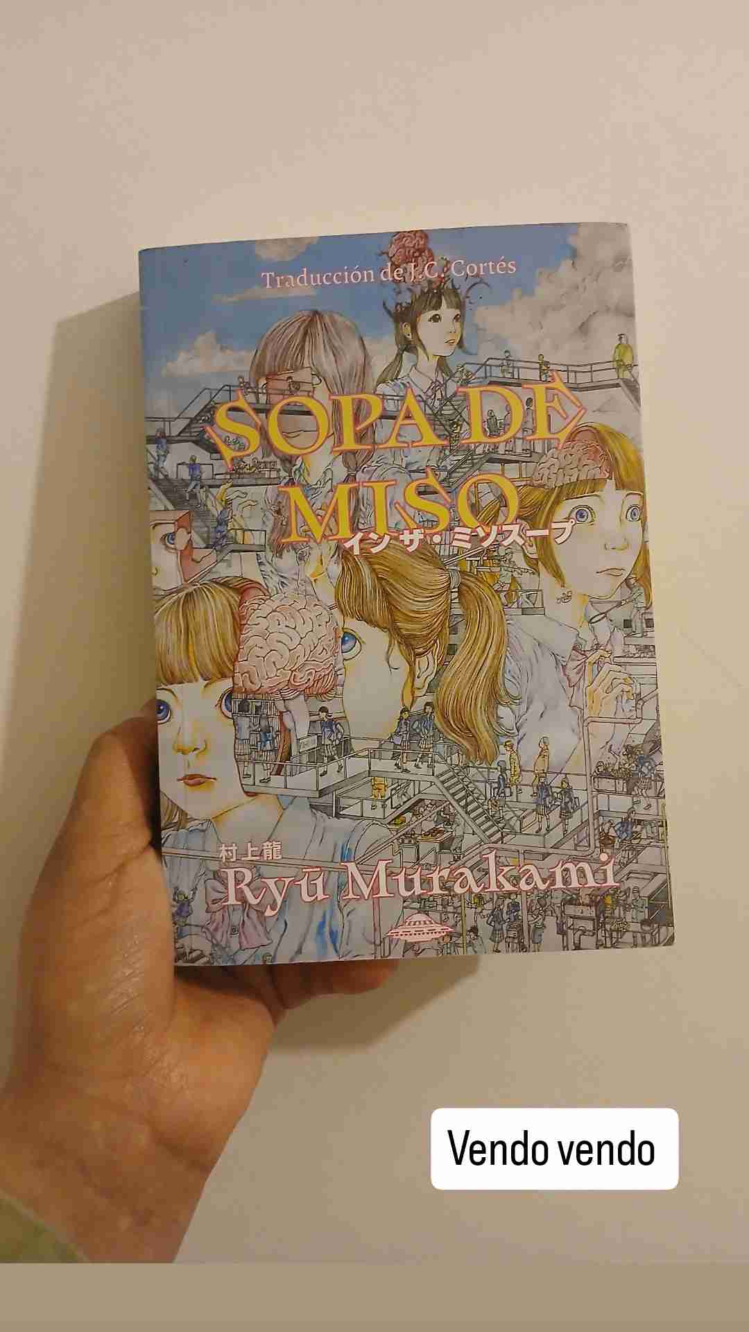 Libro Sopa de Miso de Ryu Murakami