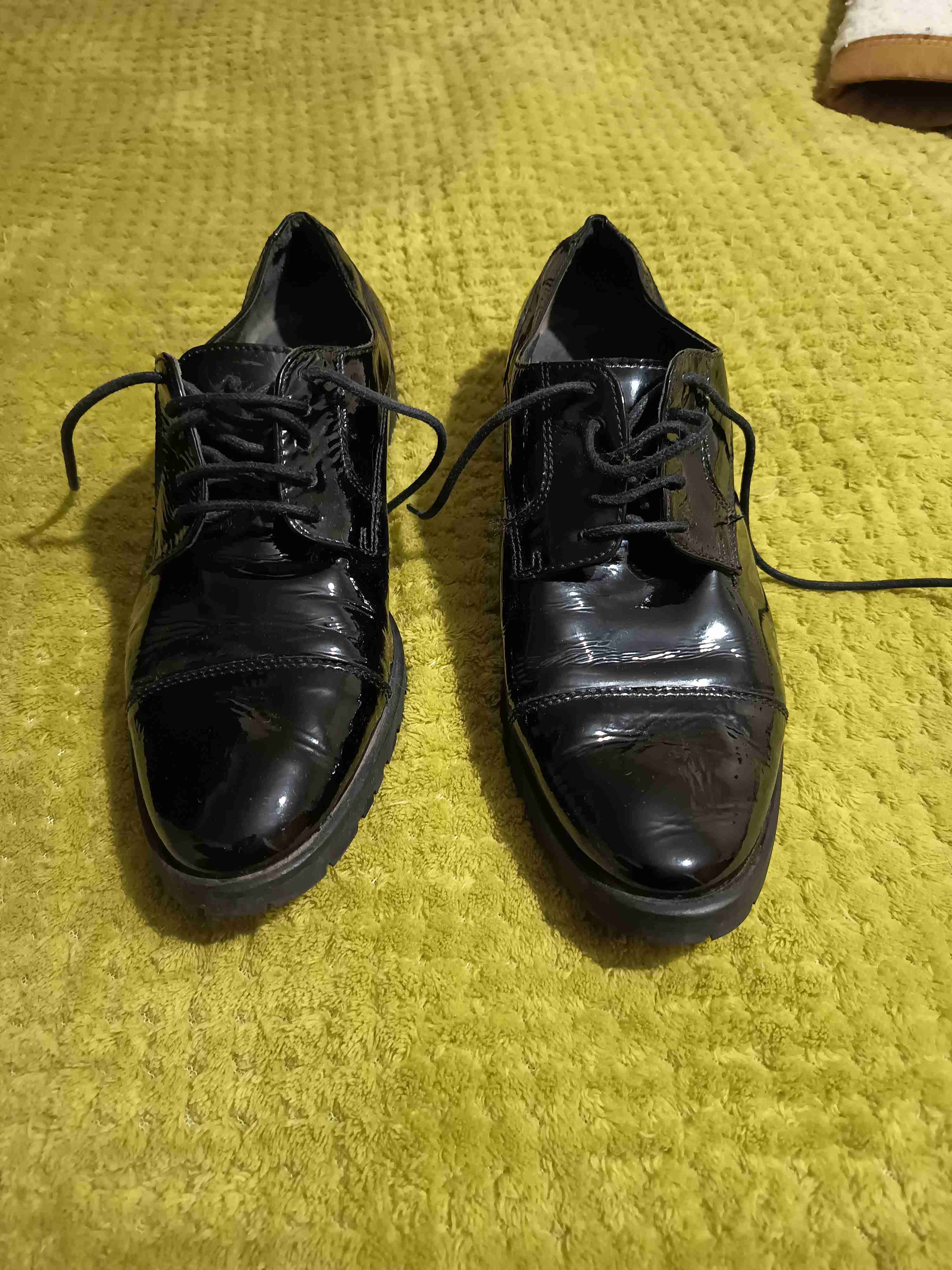 Zapatos formales negros de charol - miniatura 1