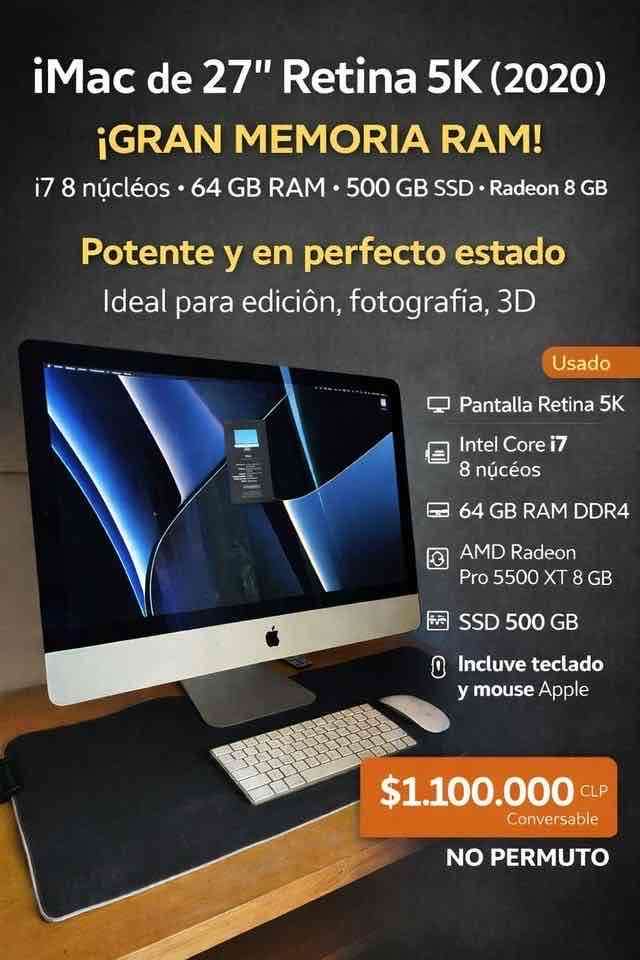 iMac Retina 5K 27" 2020