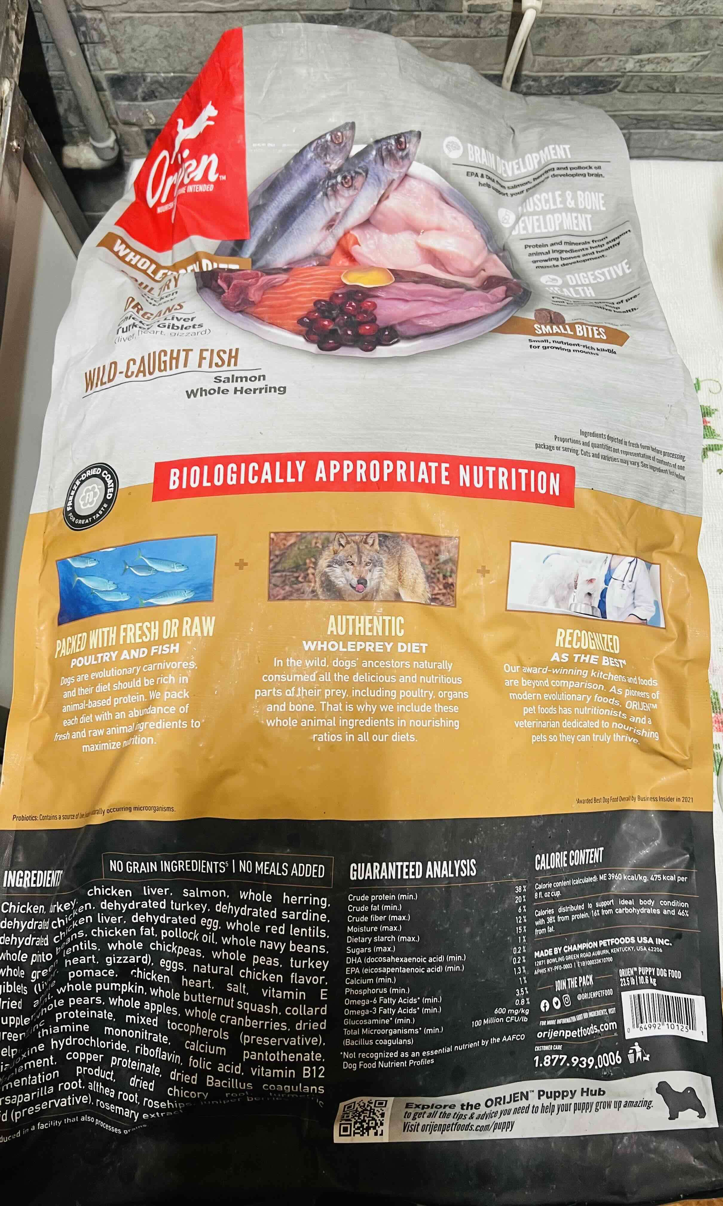 Alimento para cachorros Orijen Puppy - miniatura 2