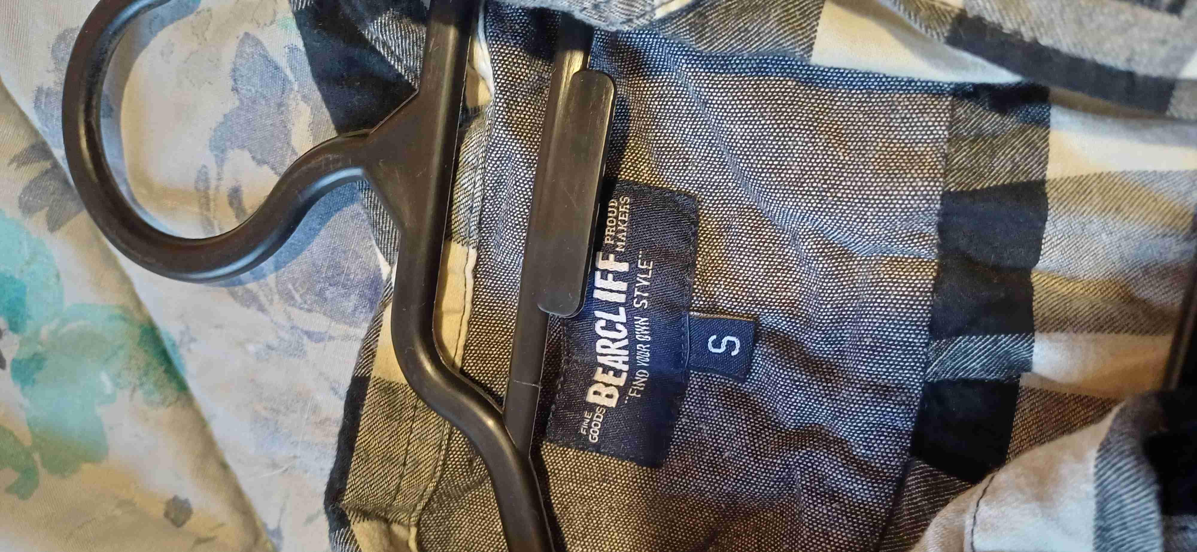 Camisa a cuadros blanco y negro - miniatura 3