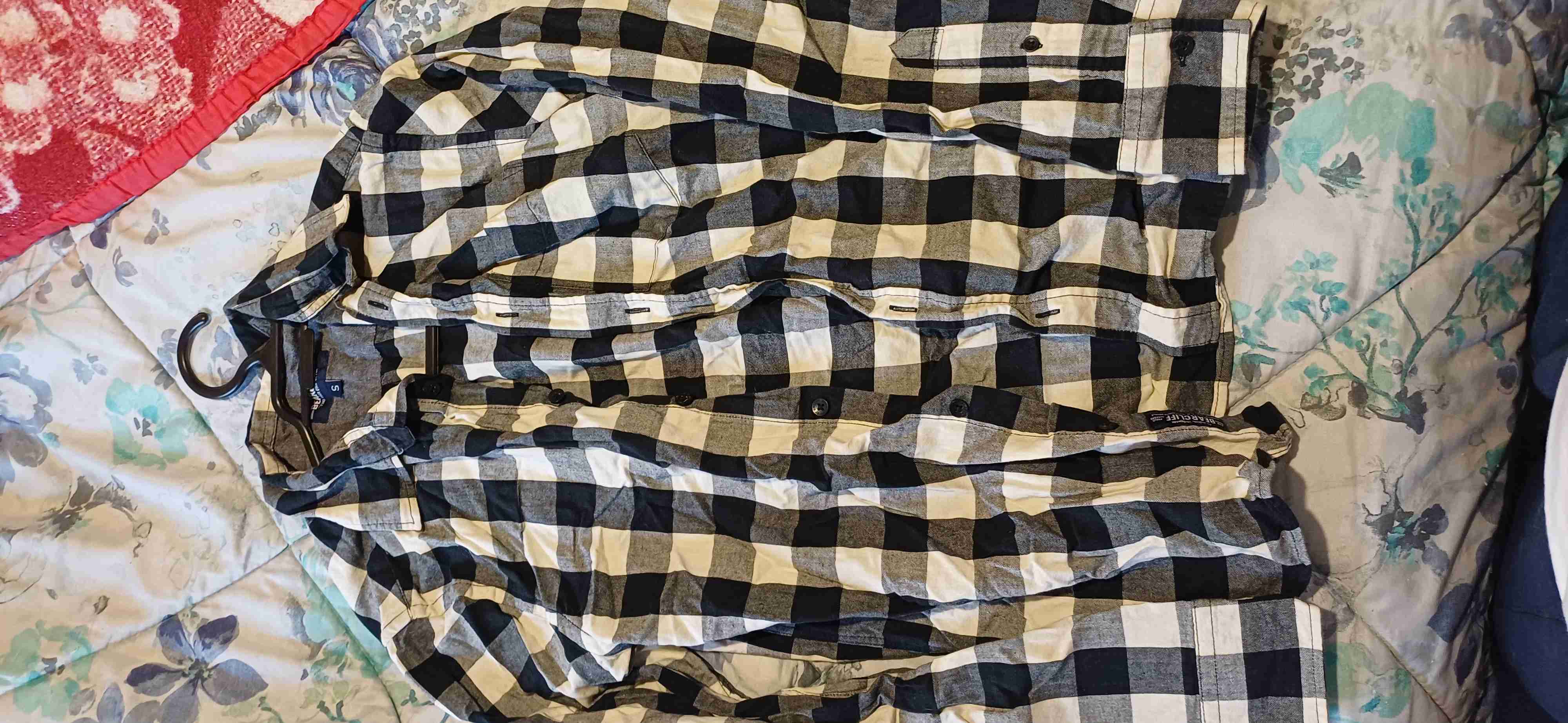 Camisa a cuadros blanco y negro - miniatura 4