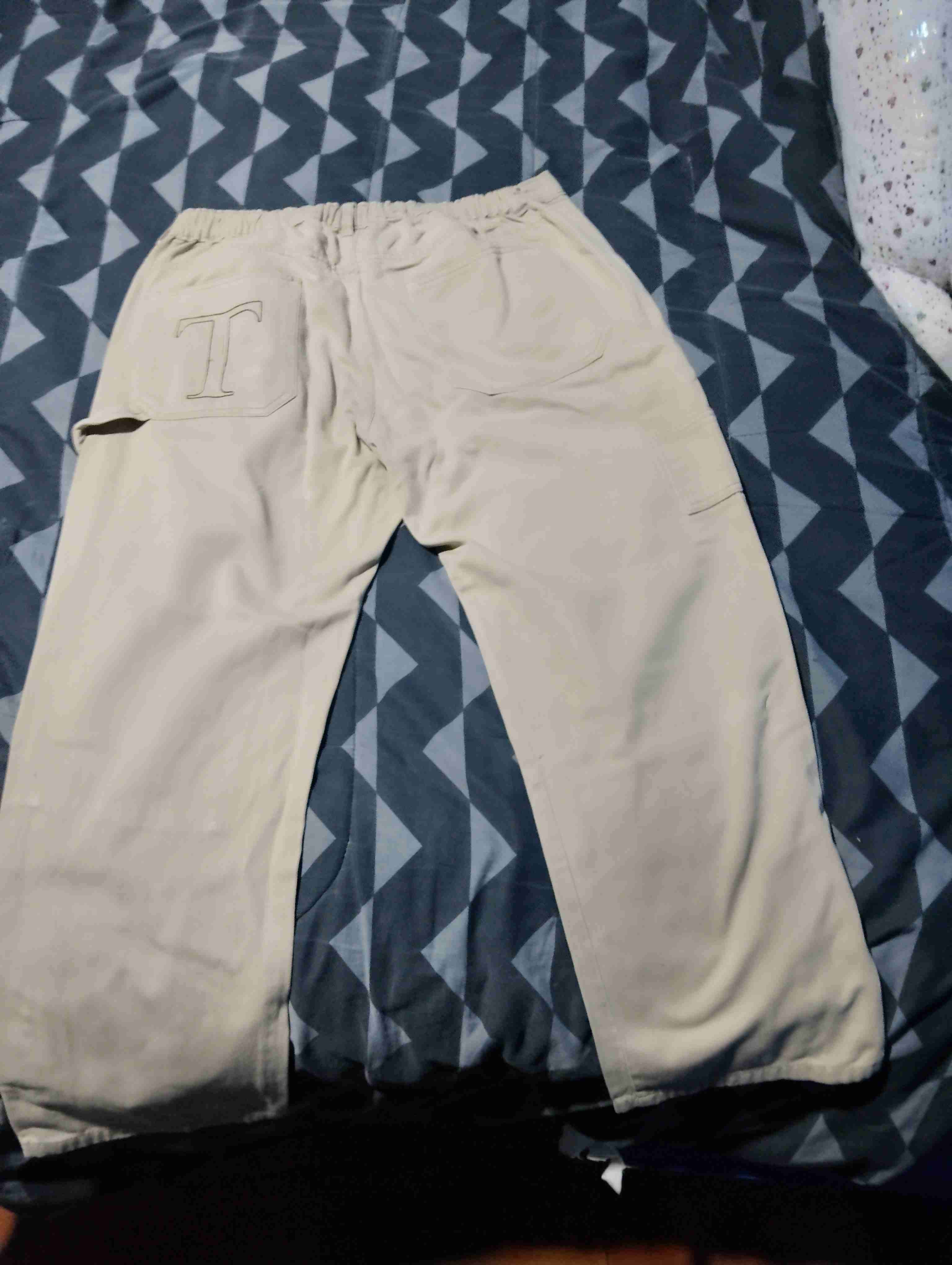 Pantalones cargo beige treino - miniatura 2