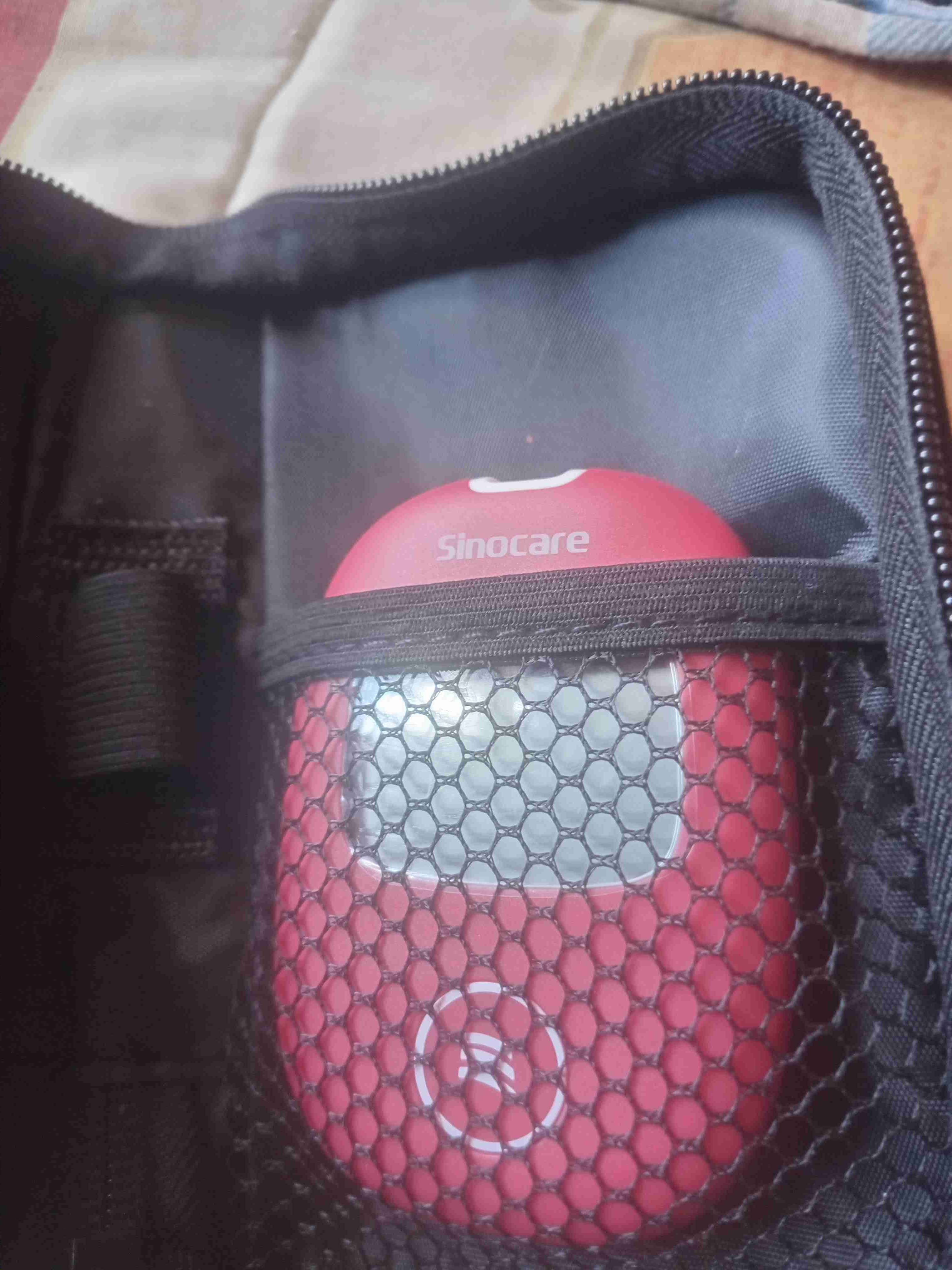 Monitor de glucosa Sinocare rojo - miniatura 1