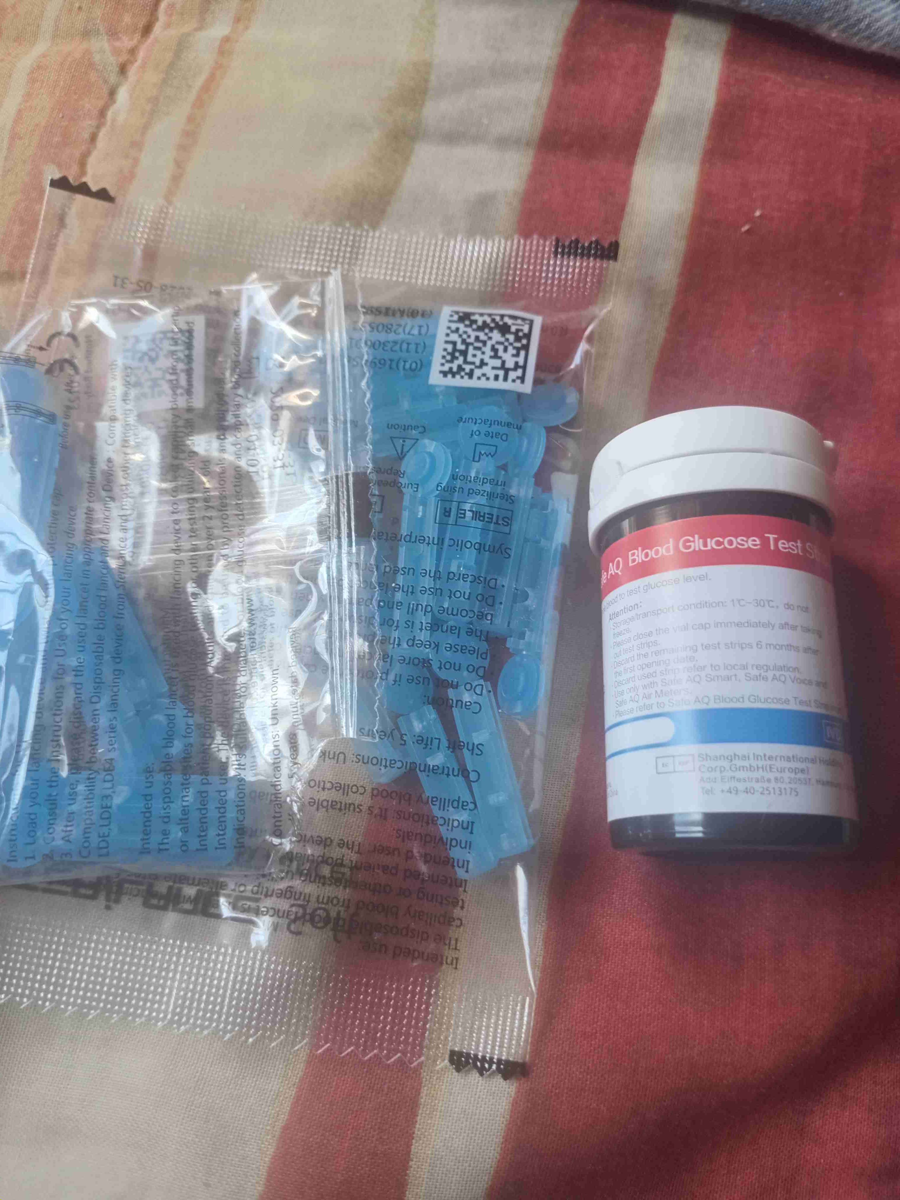 Monitor de glucosa Sinocare rojo - miniatura 4