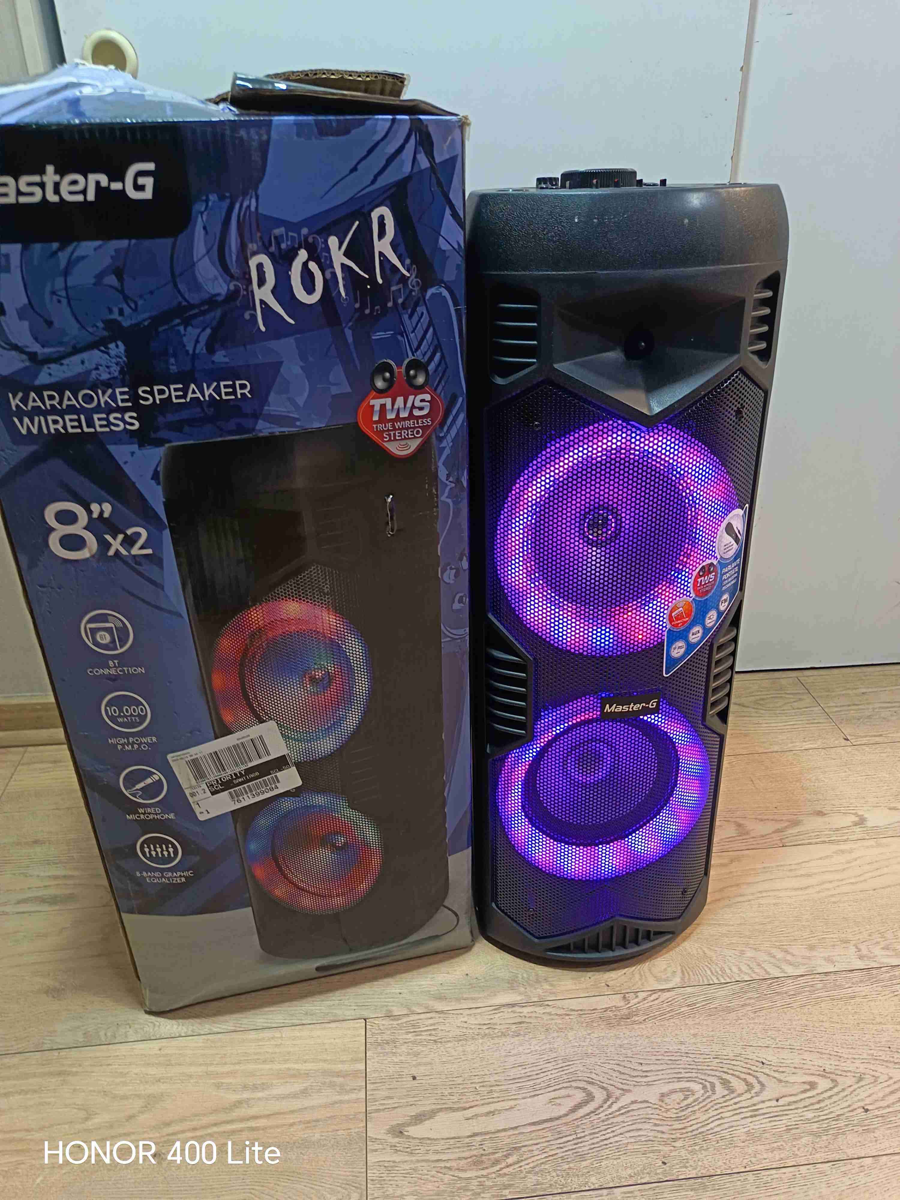 Parlante karaoke Master-G ROKR - miniatura 1