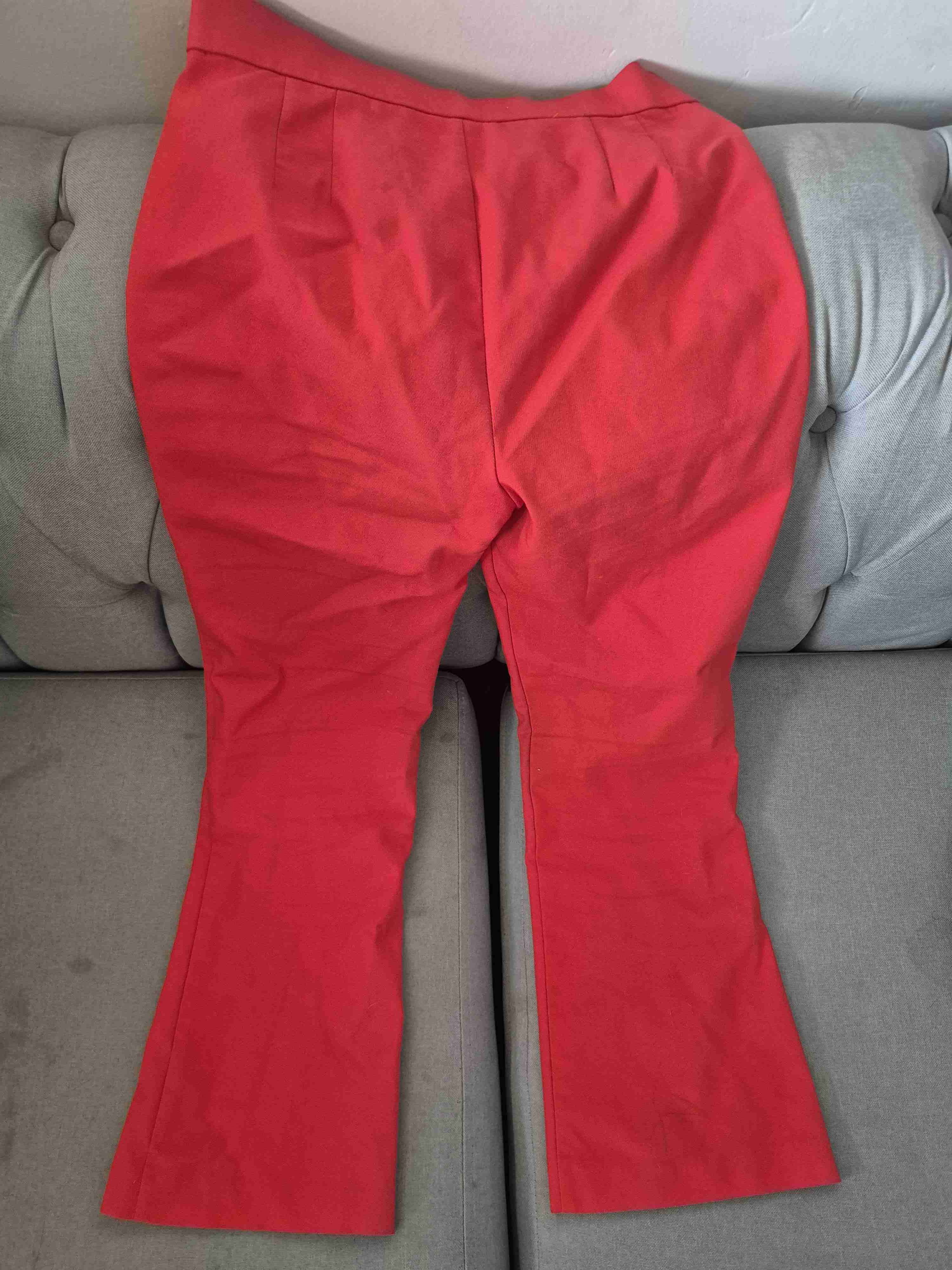 Pantalones rojos Zara talla S - miniatura 2