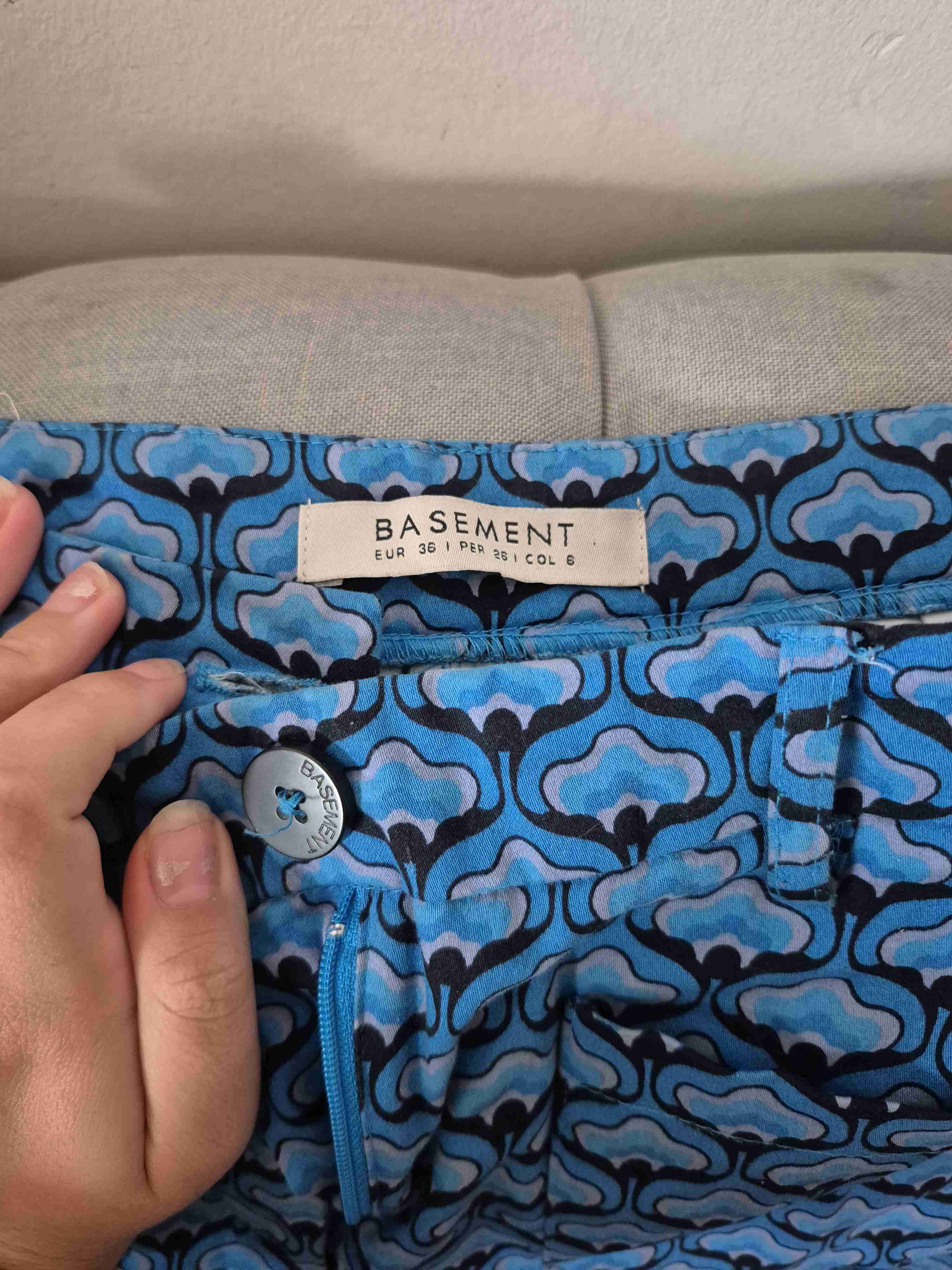 Pantalones estampados azules - miniatura 3