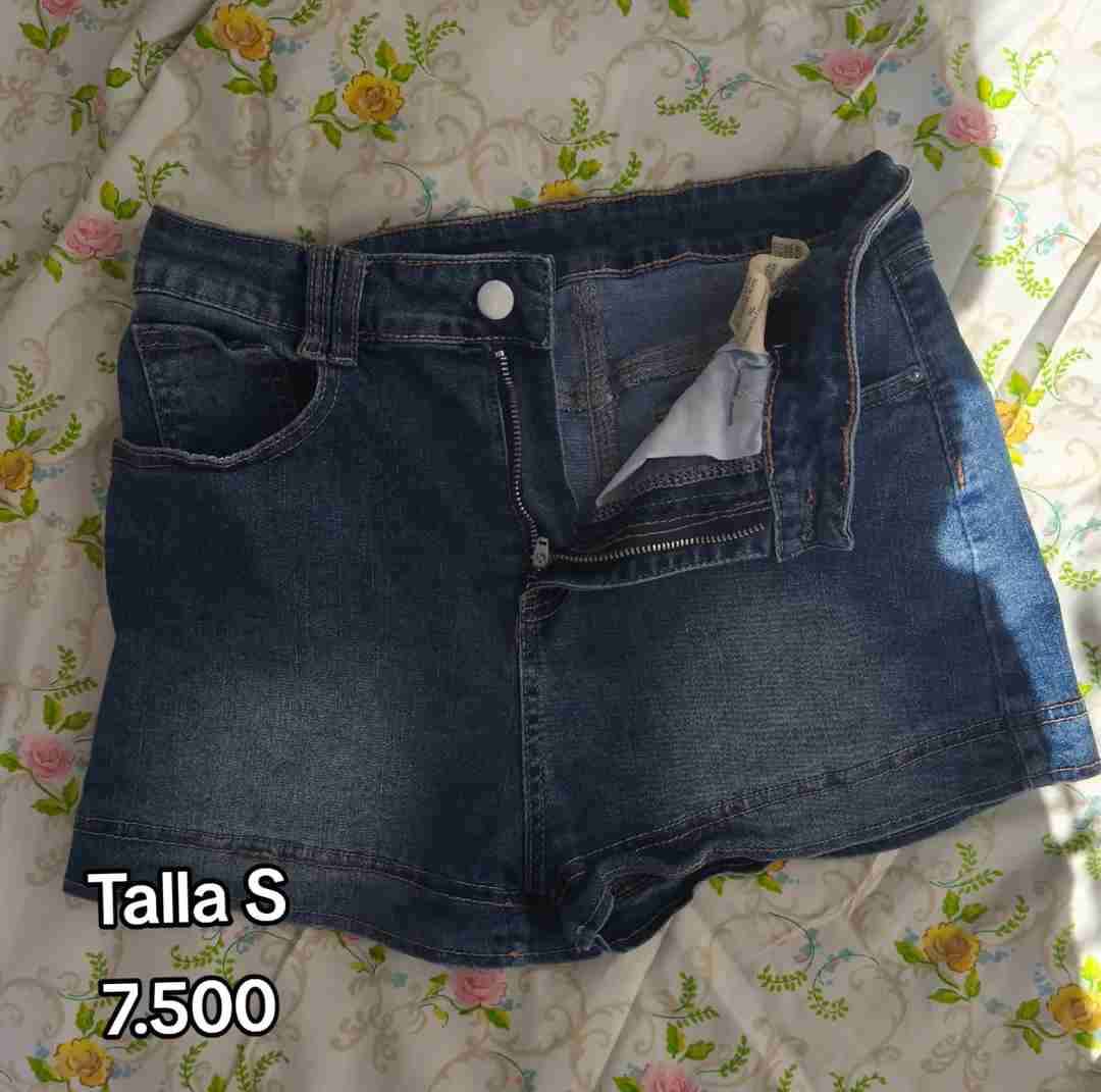 Shorts de mezclilla azul
