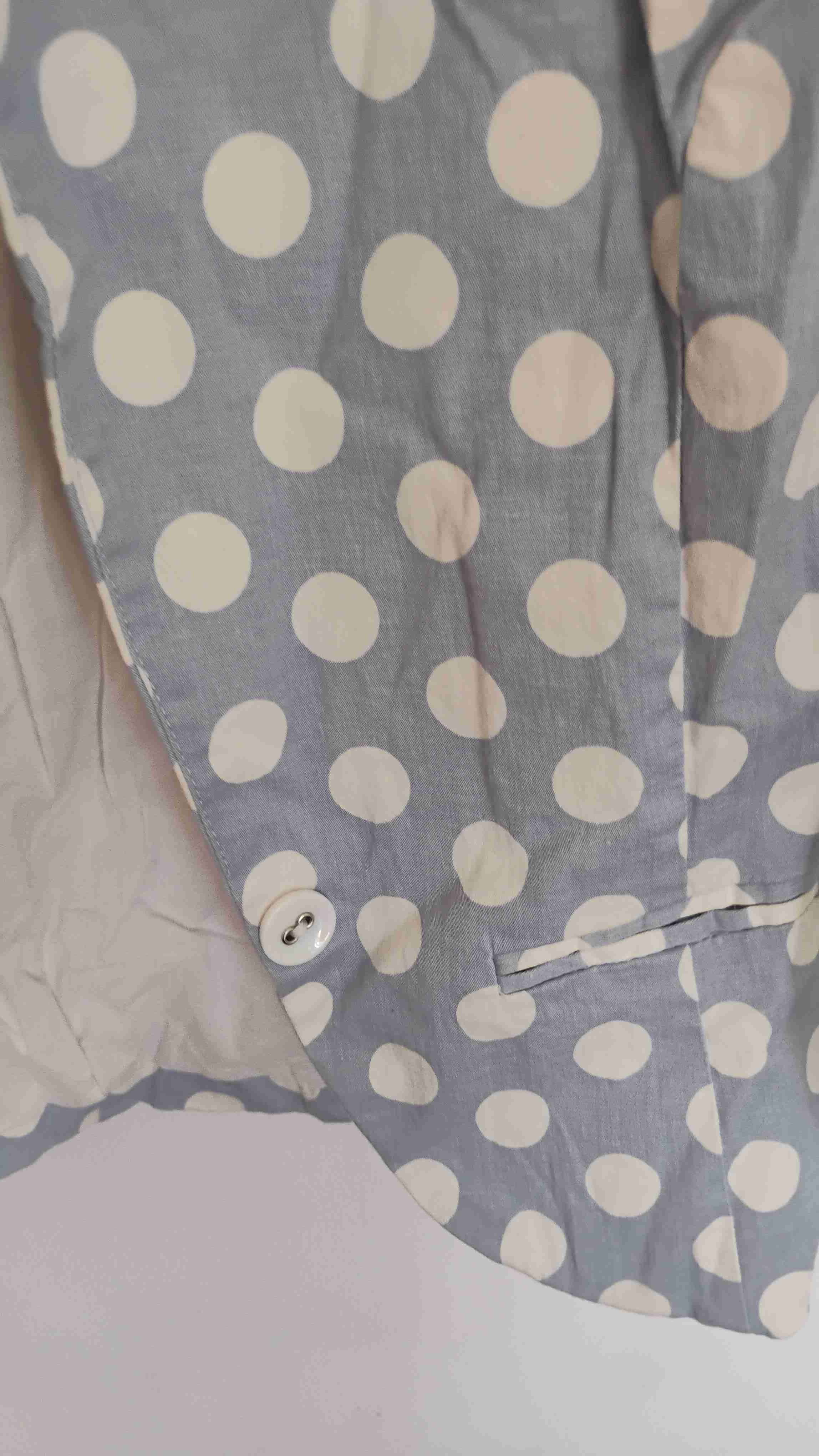 Chaqueta celeste con lunares - miniatura 4