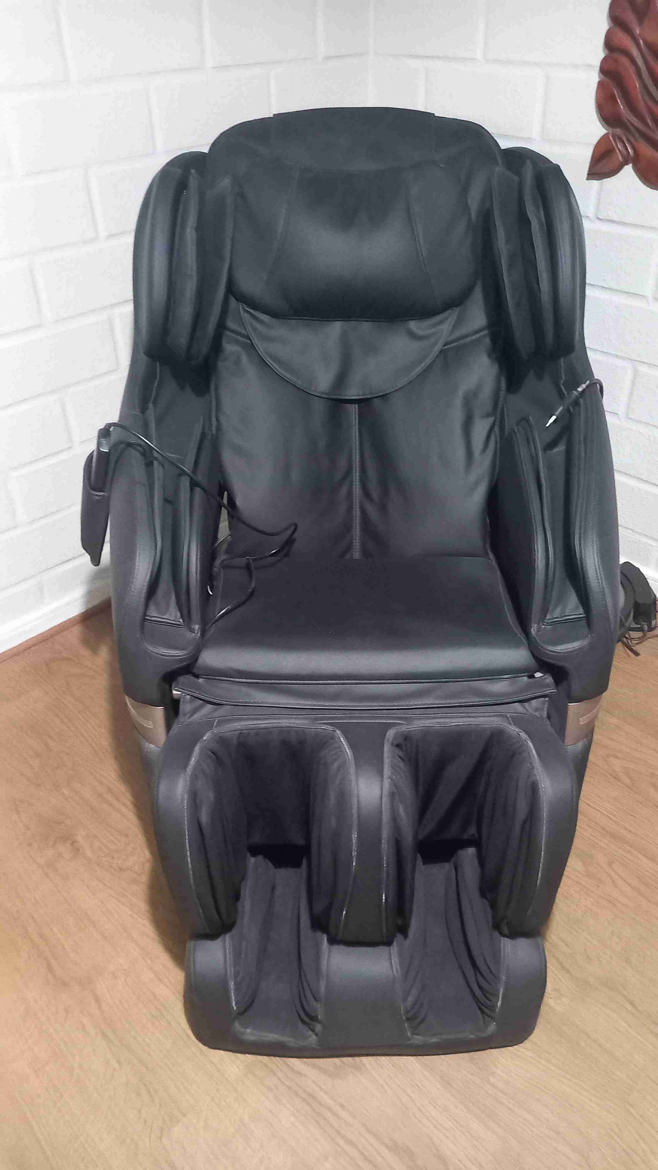 Silla de masajes negra Cannon - miniatura 1