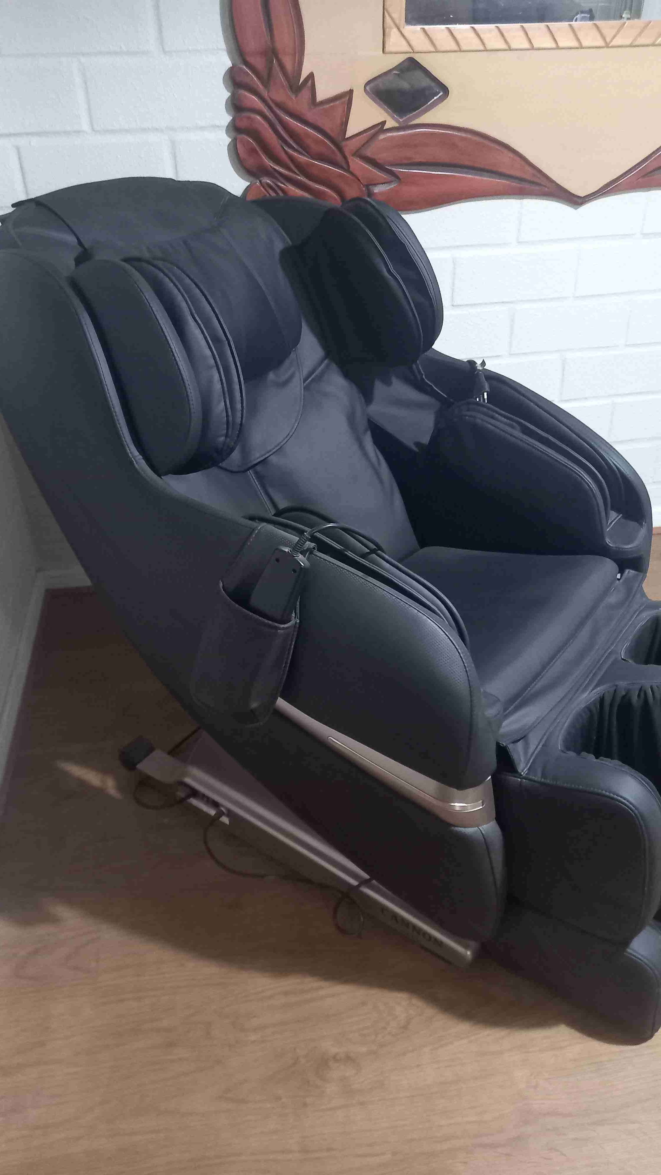 Silla de masajes negra Cannon - miniatura 2