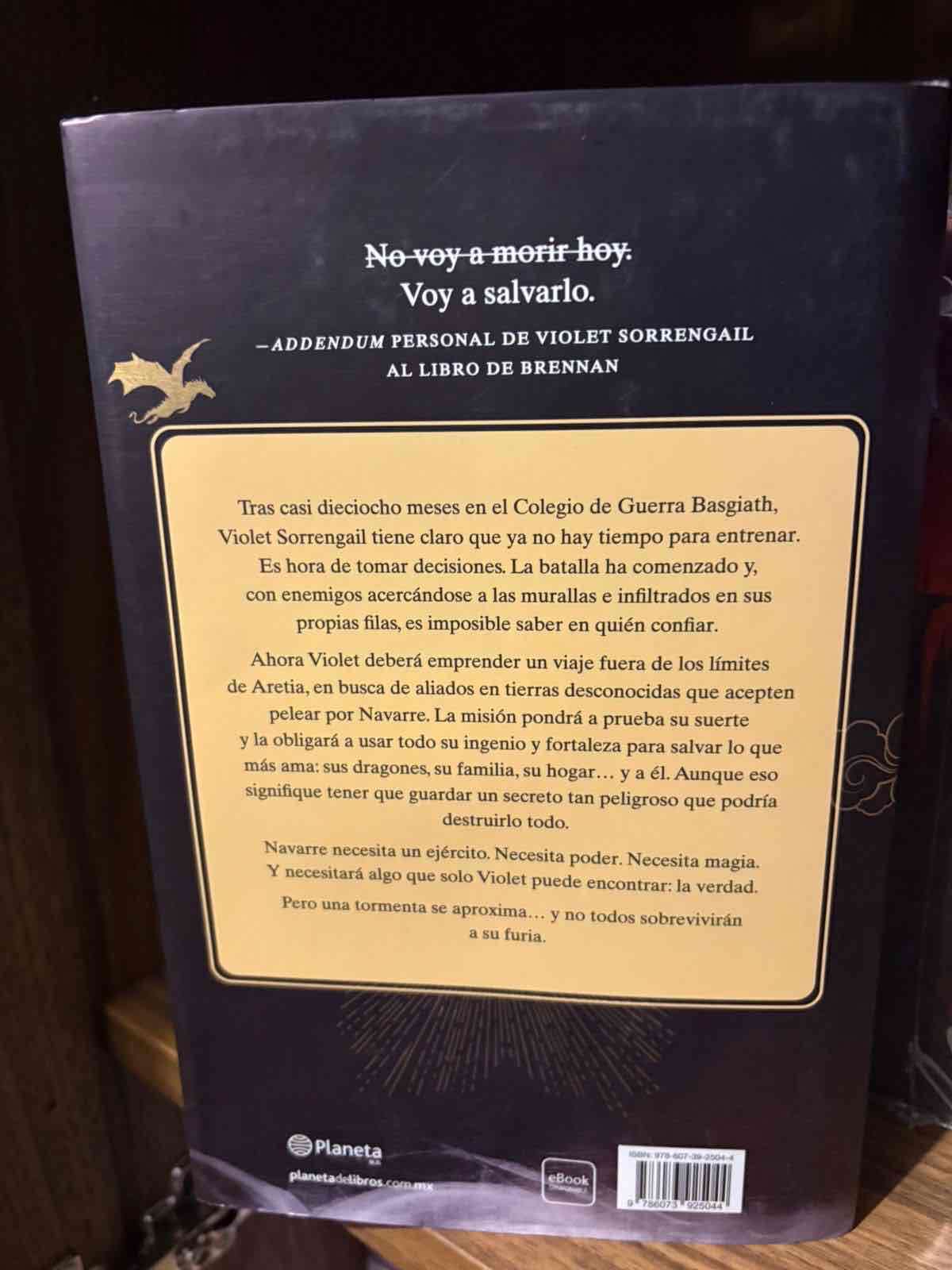 Libro 'Alas de Ónix' Rebecca Yarros - miniatura 3