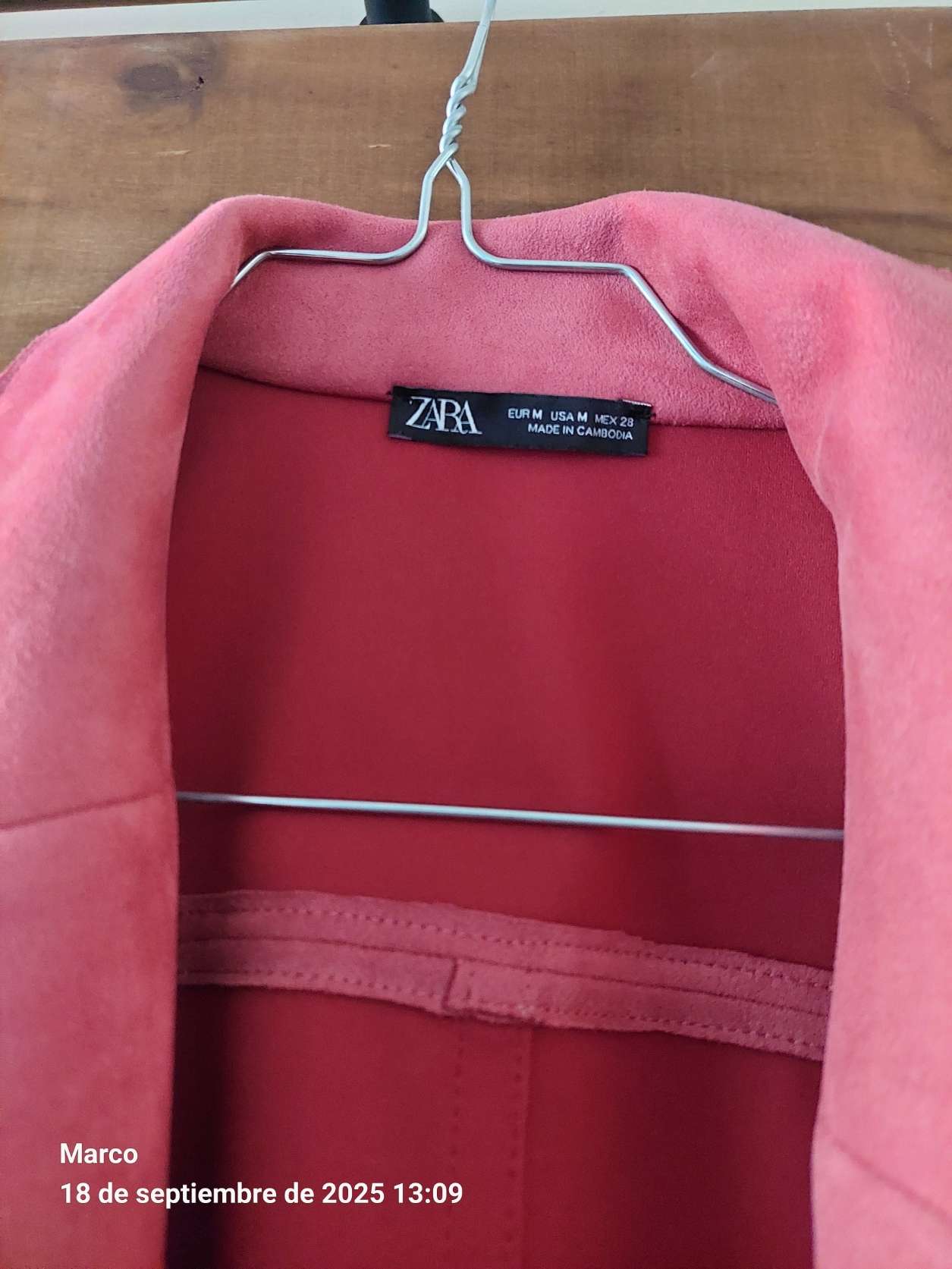 Abrigo coral Zara - miniatura 2