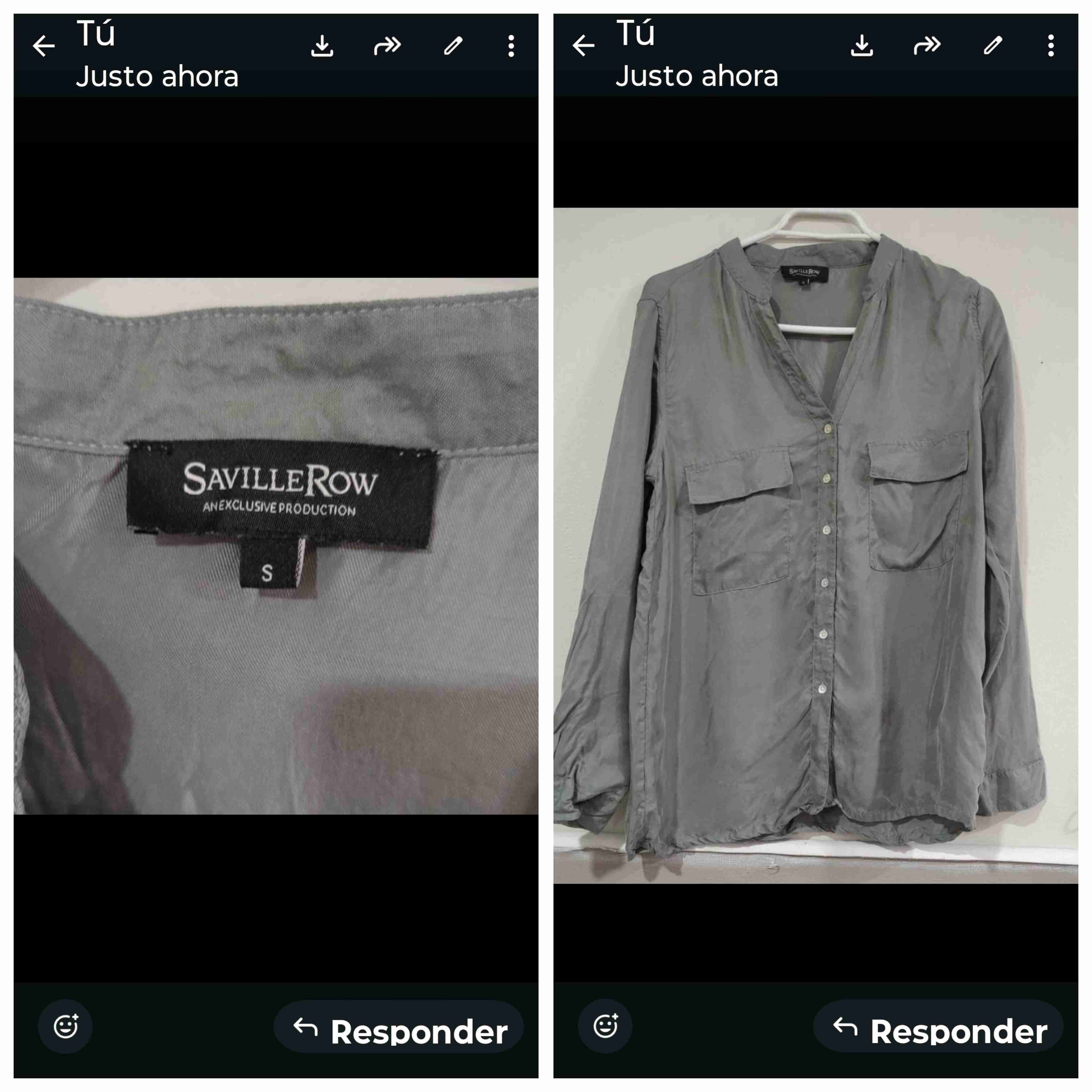 Abrigo azul con volantes - miniatura 3