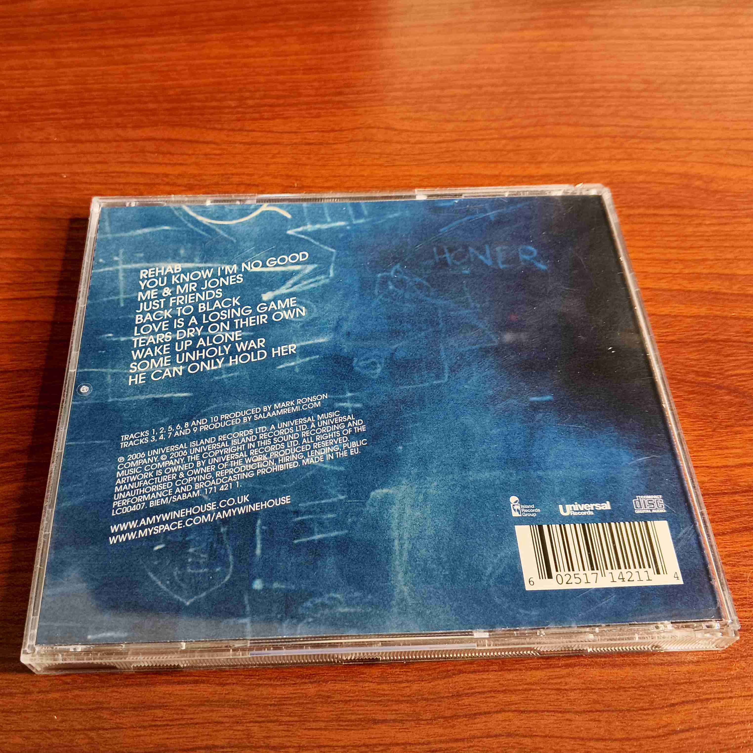 CD Amy Winehouse Back to Black - miniatura 2